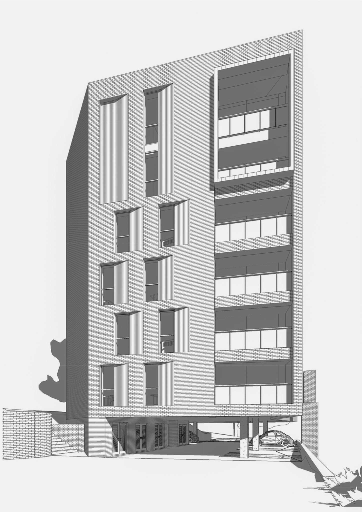Original Proposal - Sketch Perspective West