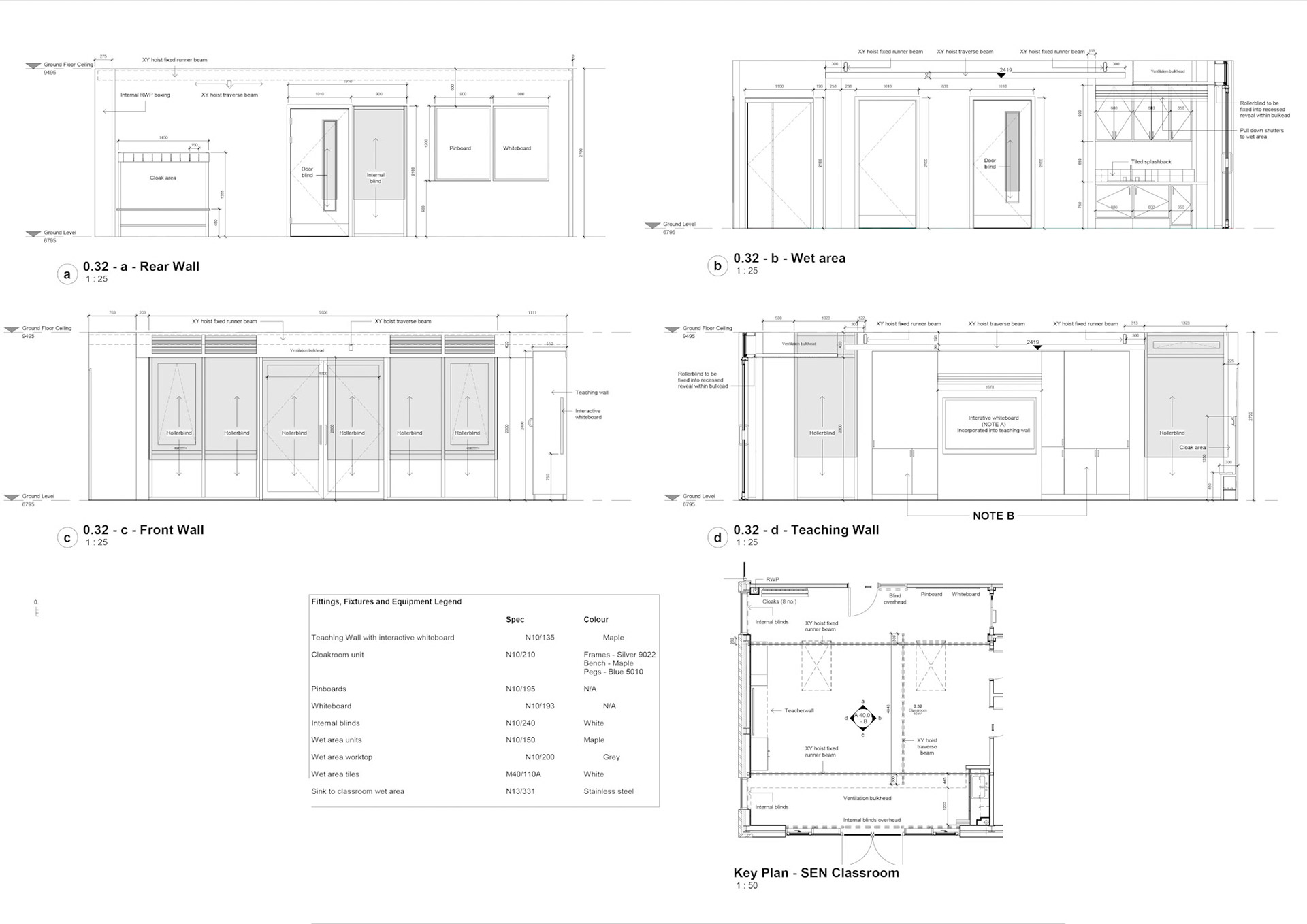 Example Internal Elevation - SEN Classroom