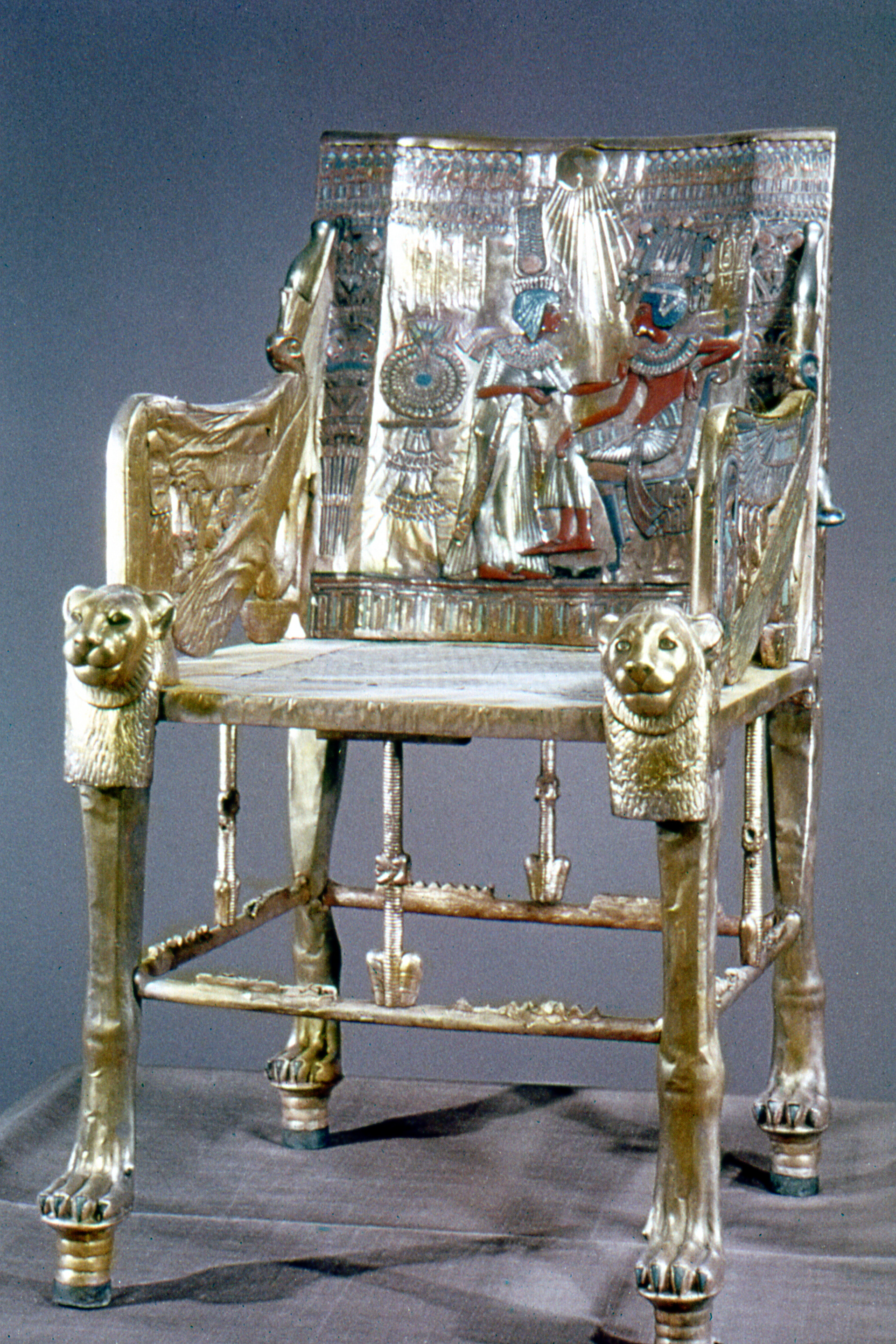Pharaoh Tut's throne
