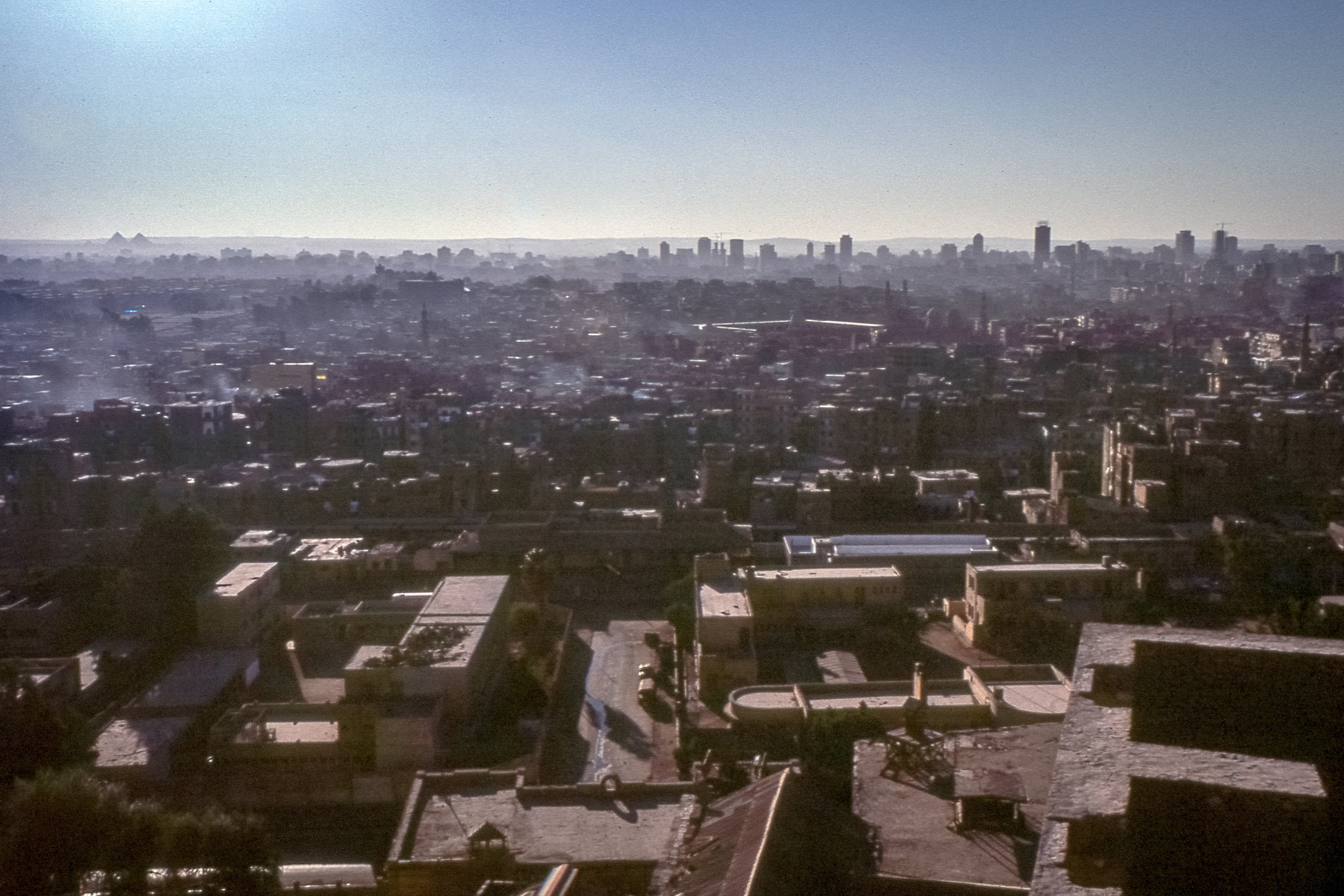 The view towards Giza