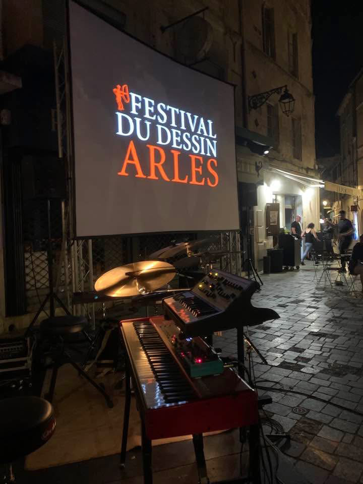 Concert visuel à Place Paul Doumer - Arles