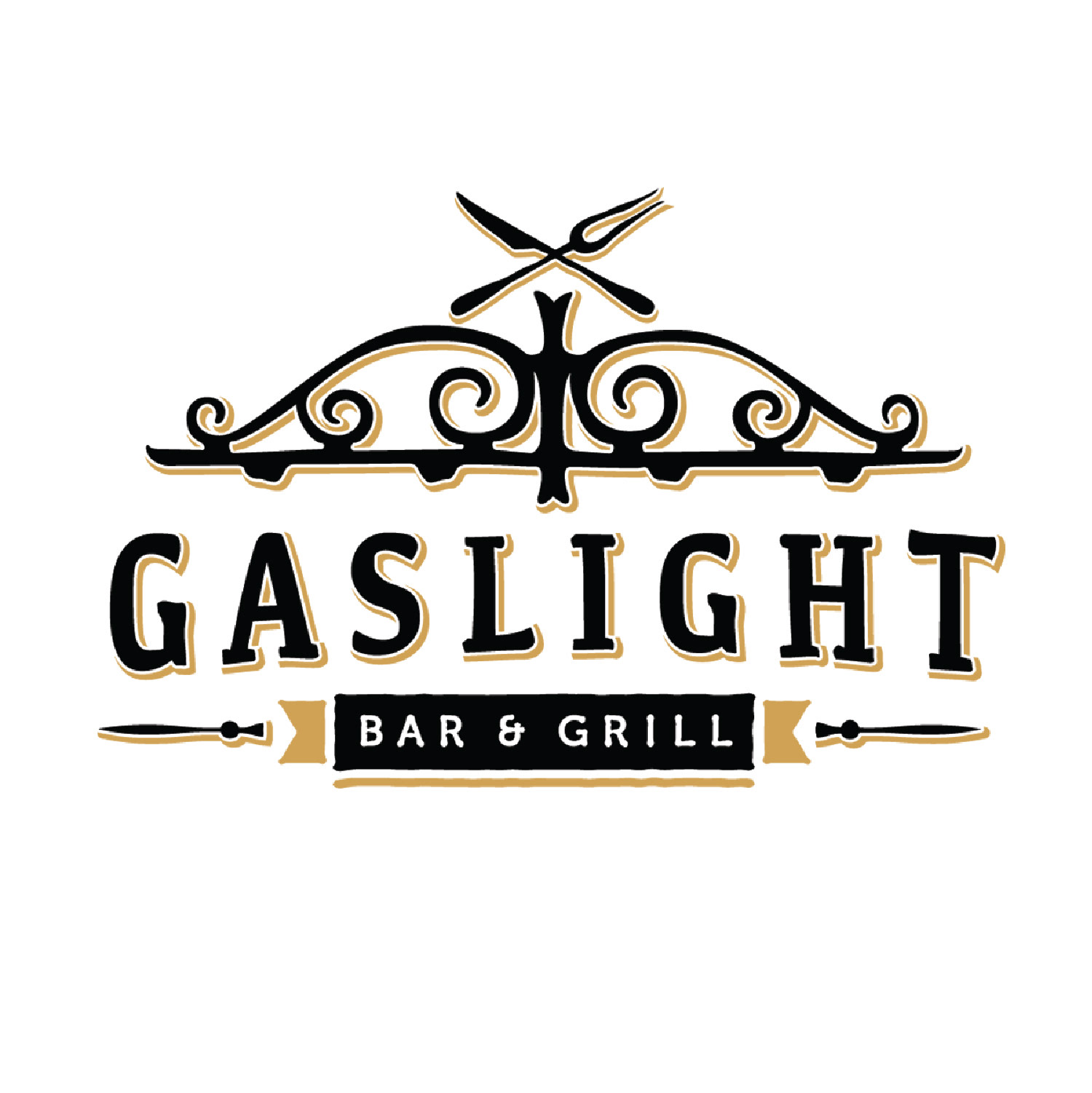 RESTAURANT IDENTITY AND MATERIALS FOR GASLIGHT BAR & GRILL