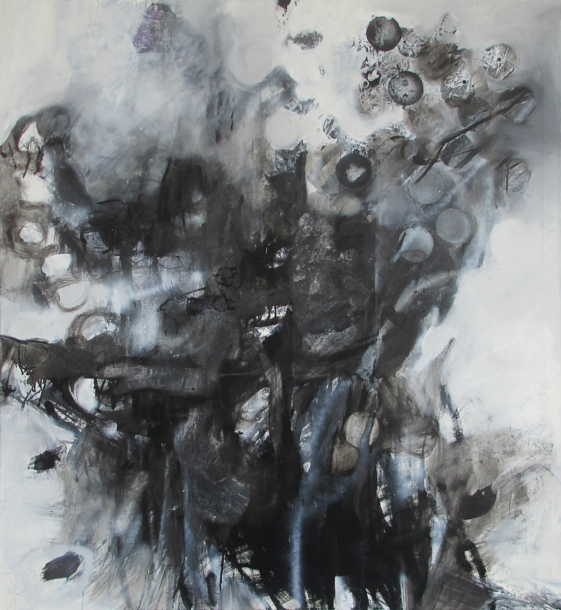 mixmedia auf leinwand 120 x 130 cm