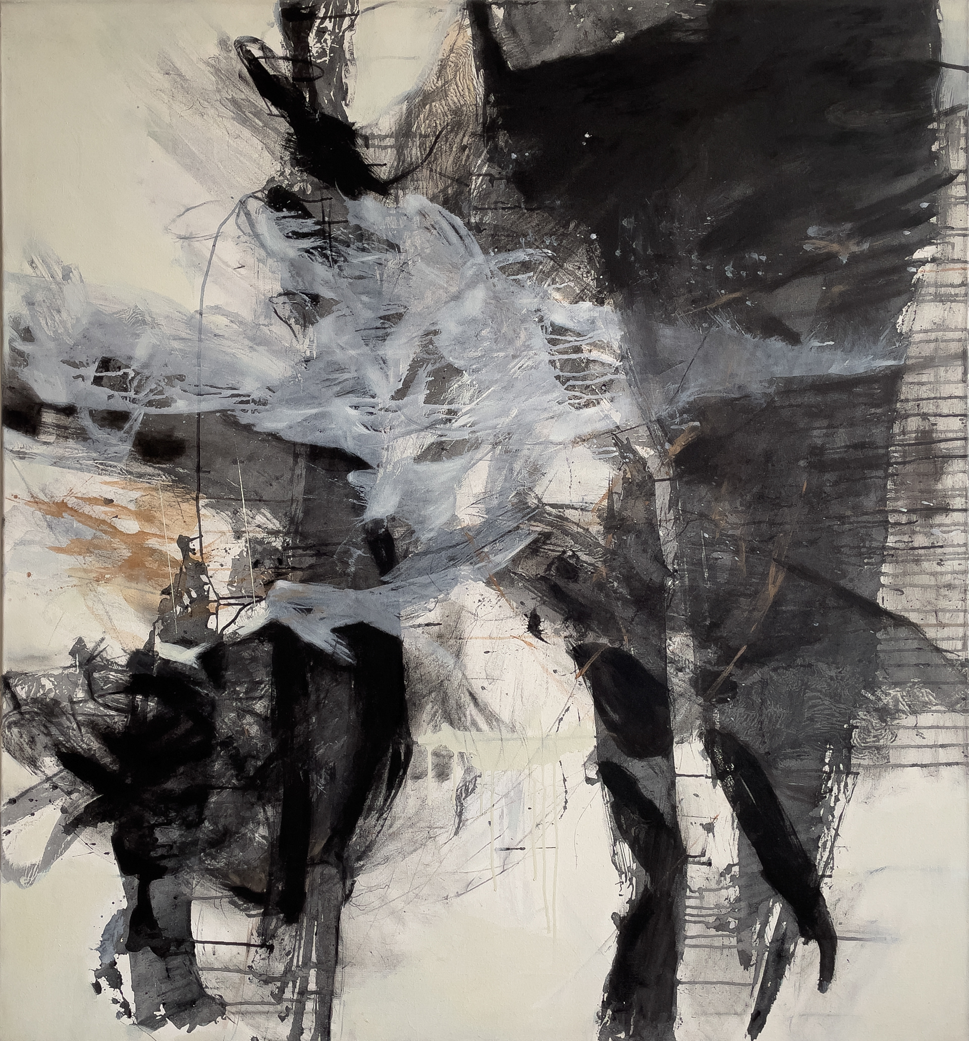 mixmedia auf leinwand 120 x 130 cm