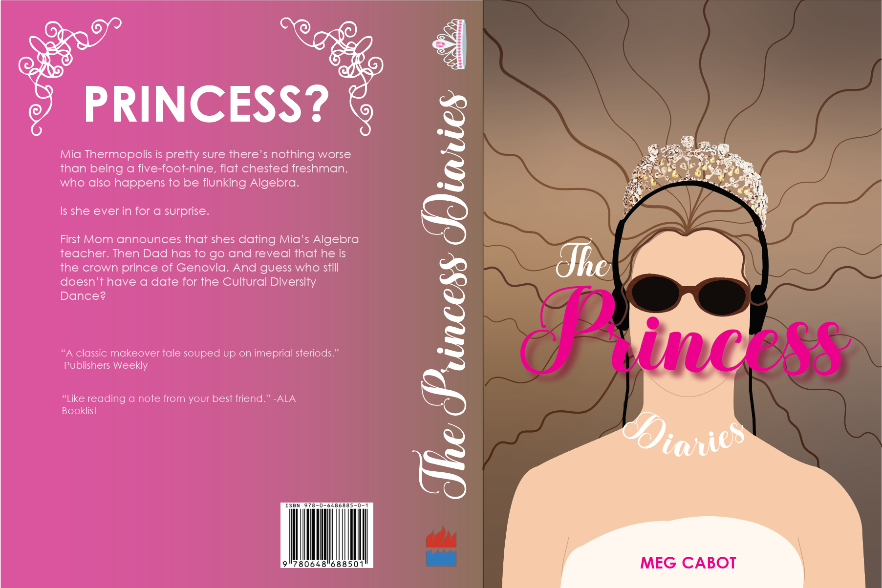Book Cover Design: The Princess Diaries