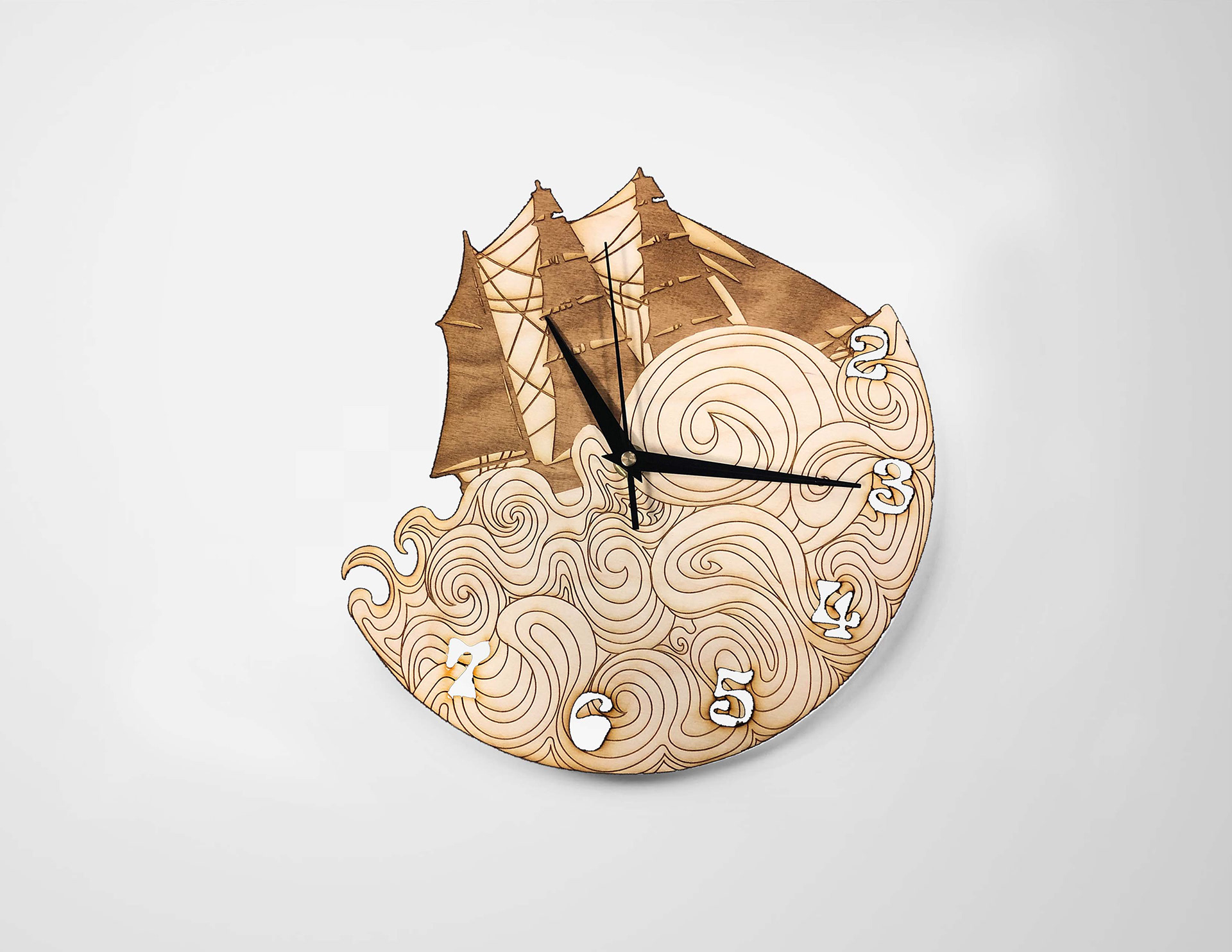 Laser Cut Clock Face