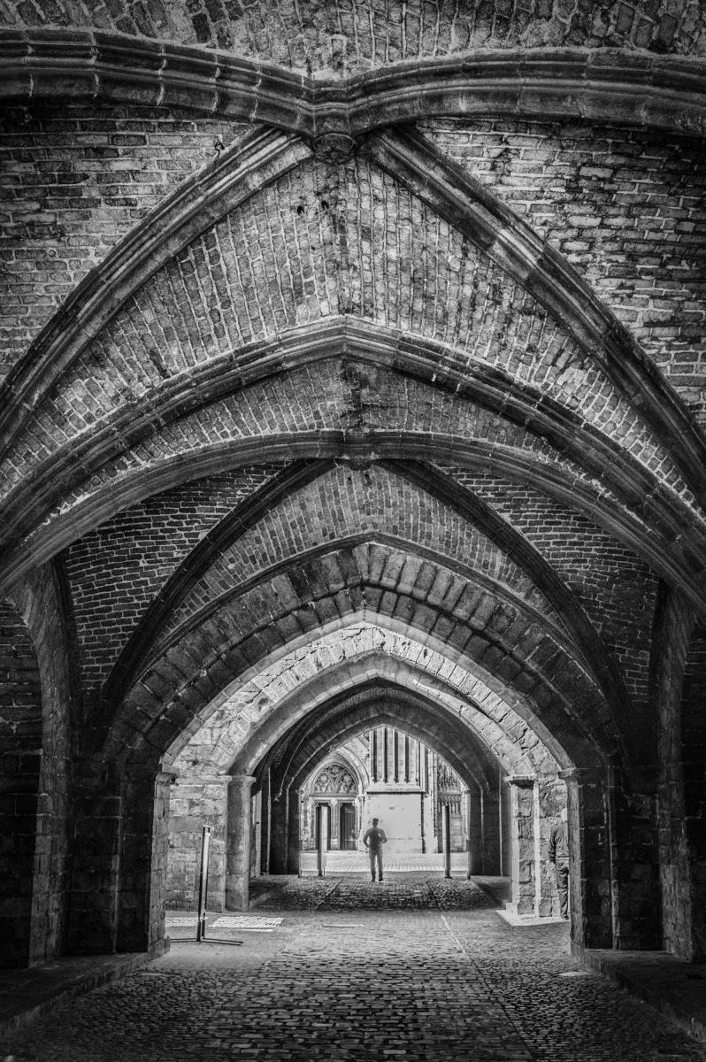Ghosts of Flanders :: The Cloth Market, Ypres, Belgium; 2017.