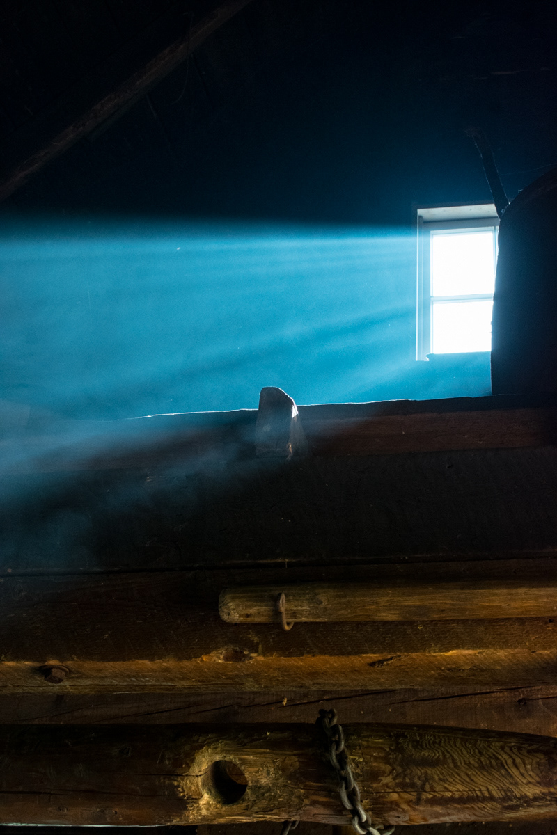 Streaming Light :: Ross Farm Museum; New Ross, Nova Scotia, Canada; 2018.