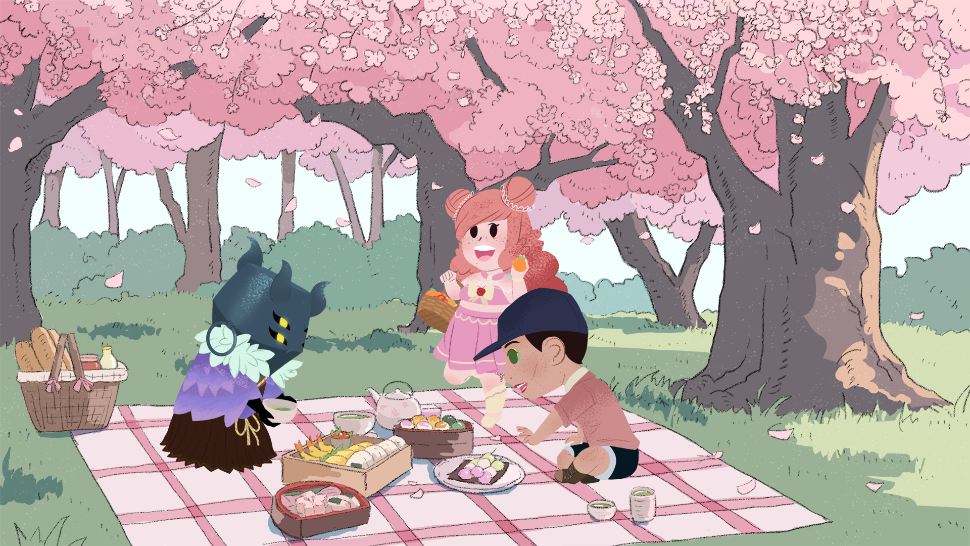 Spring - Background by Sherry Zhu