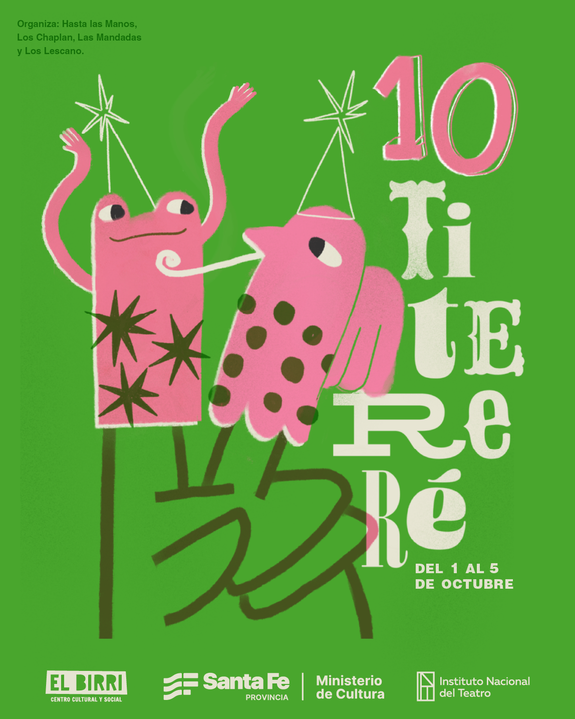 Poster artwork for a ppupet show