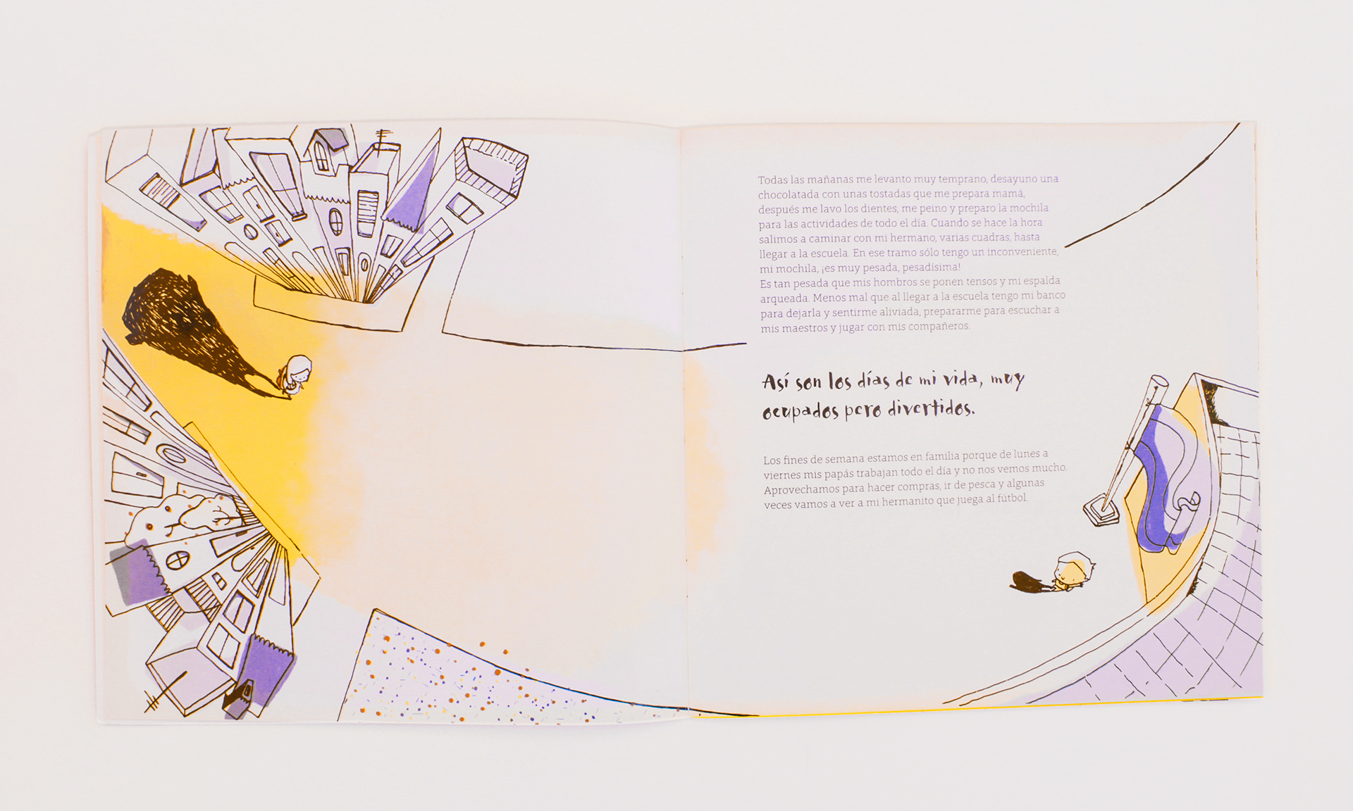 Illustrated book "La mochila de Iripina"