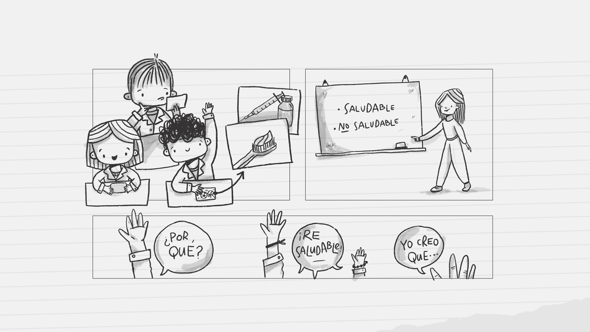 Promotional campaign for the illustrated book "La mochila de Iripina"