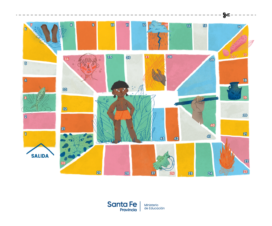 School book illustrations for the Provincial Ministry of Education