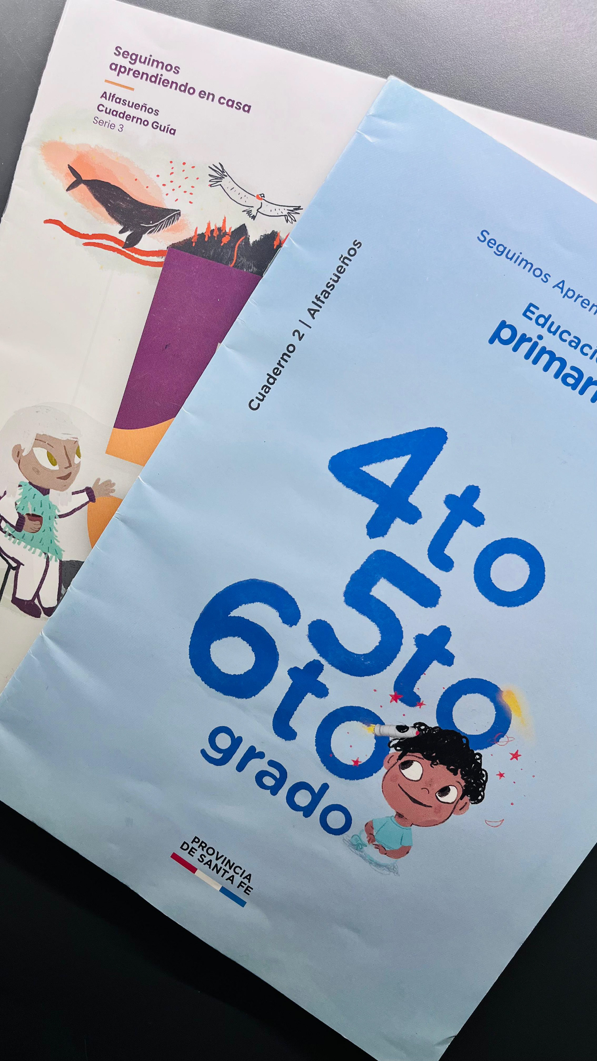 School book illustrations for the Provincial Ministry of Education
