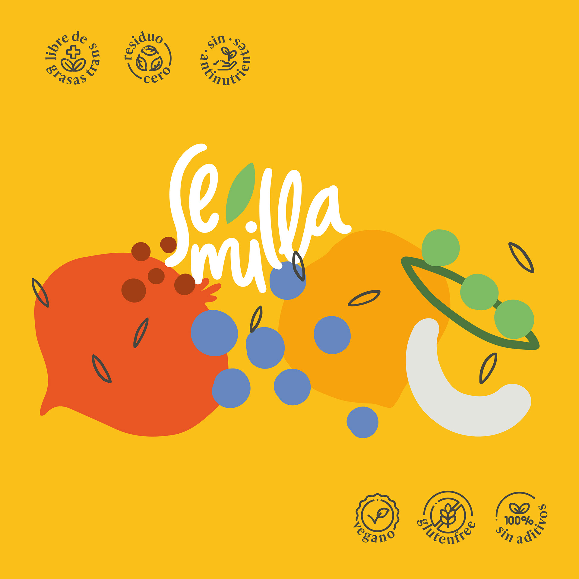 Illustration for branding - Semilla