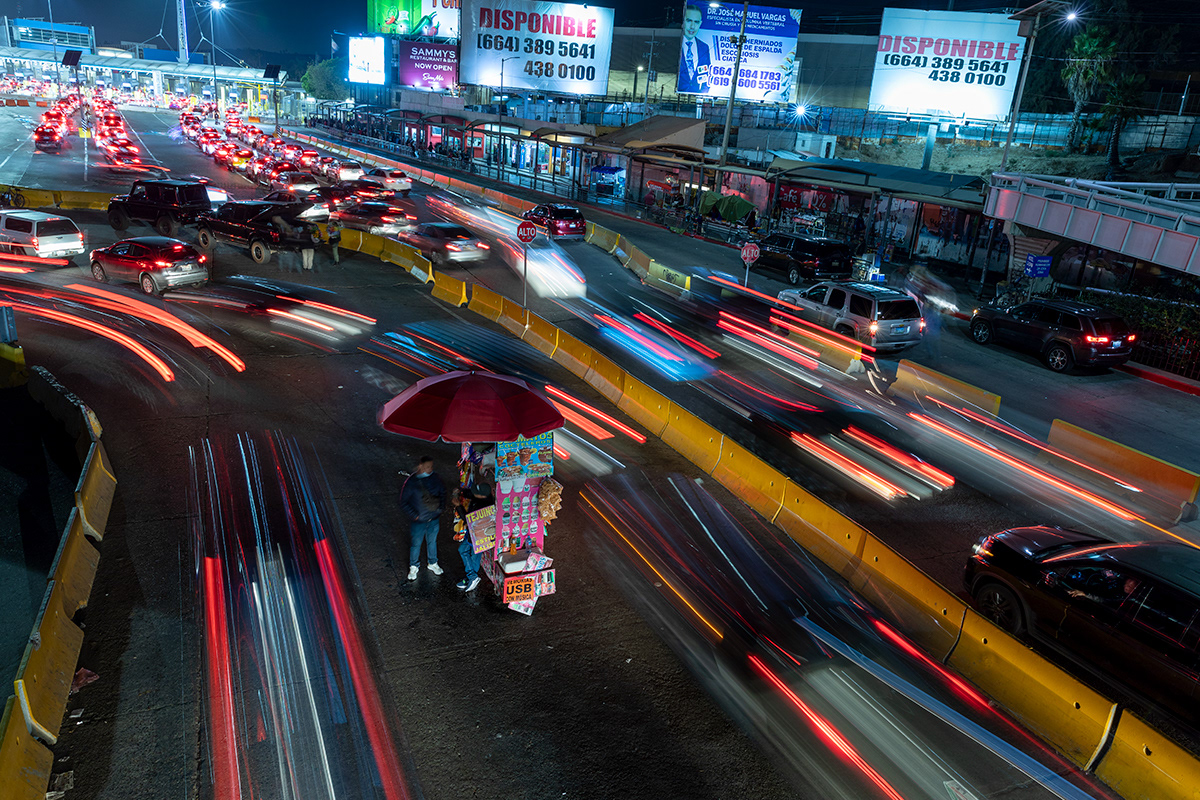 San Ysidro border crossing. Tijuana, Mexico. 2021