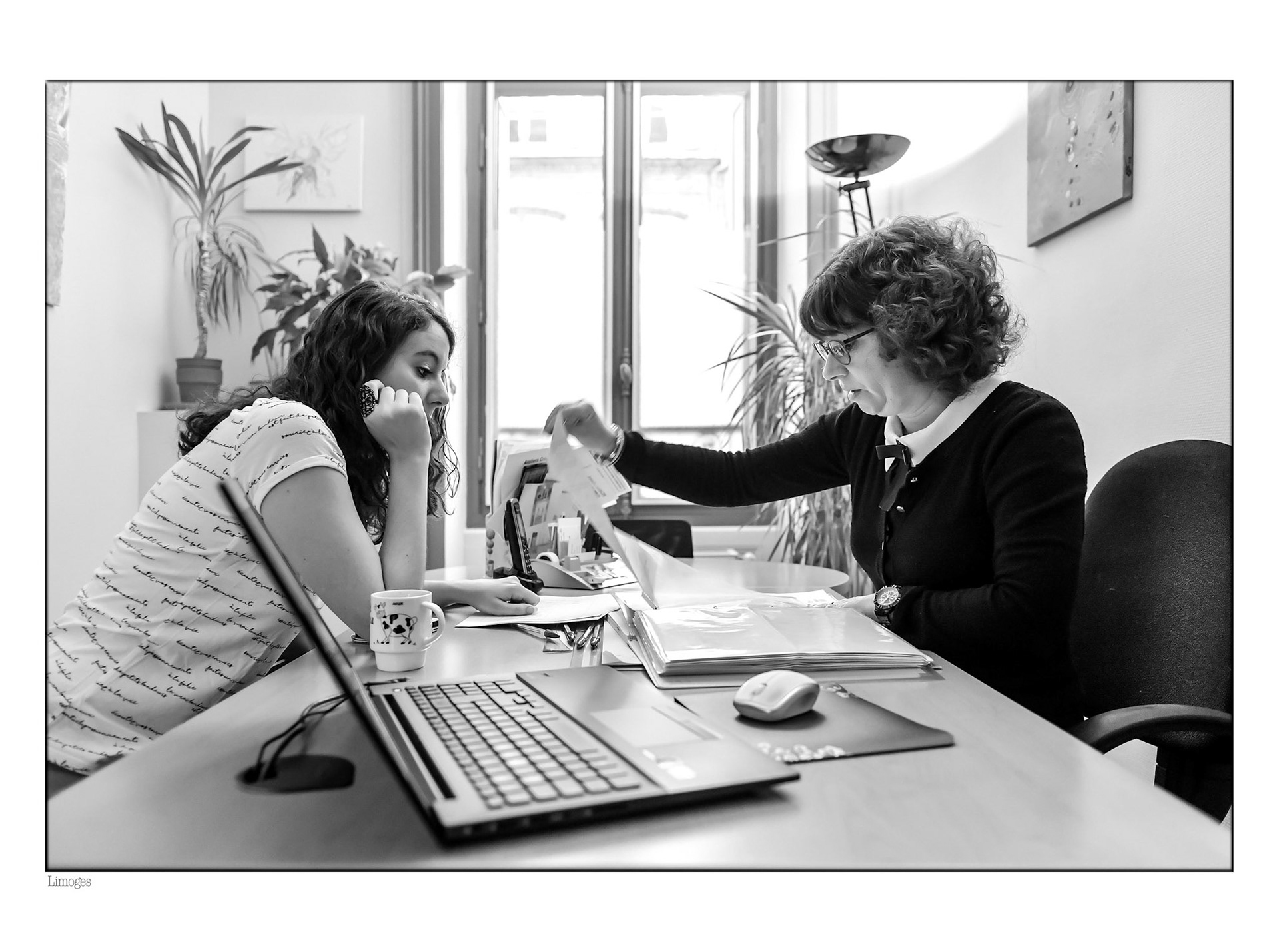 Ouverture de dossier, assistante sociale 