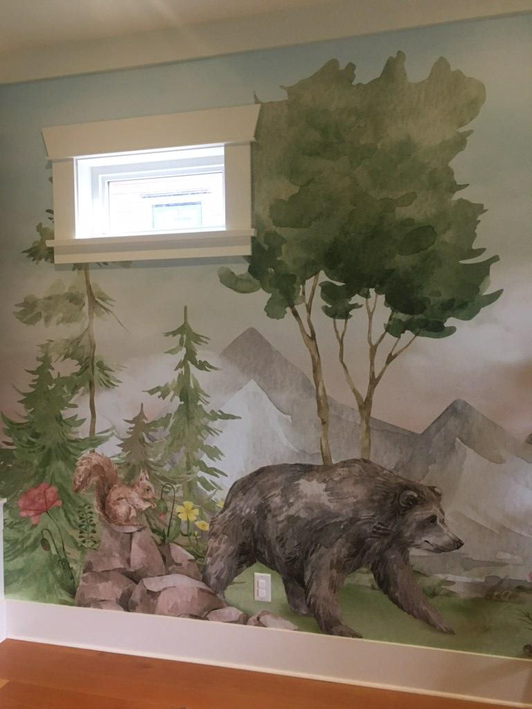 Childrens Printed Mural Application by Robert Ireland Studios