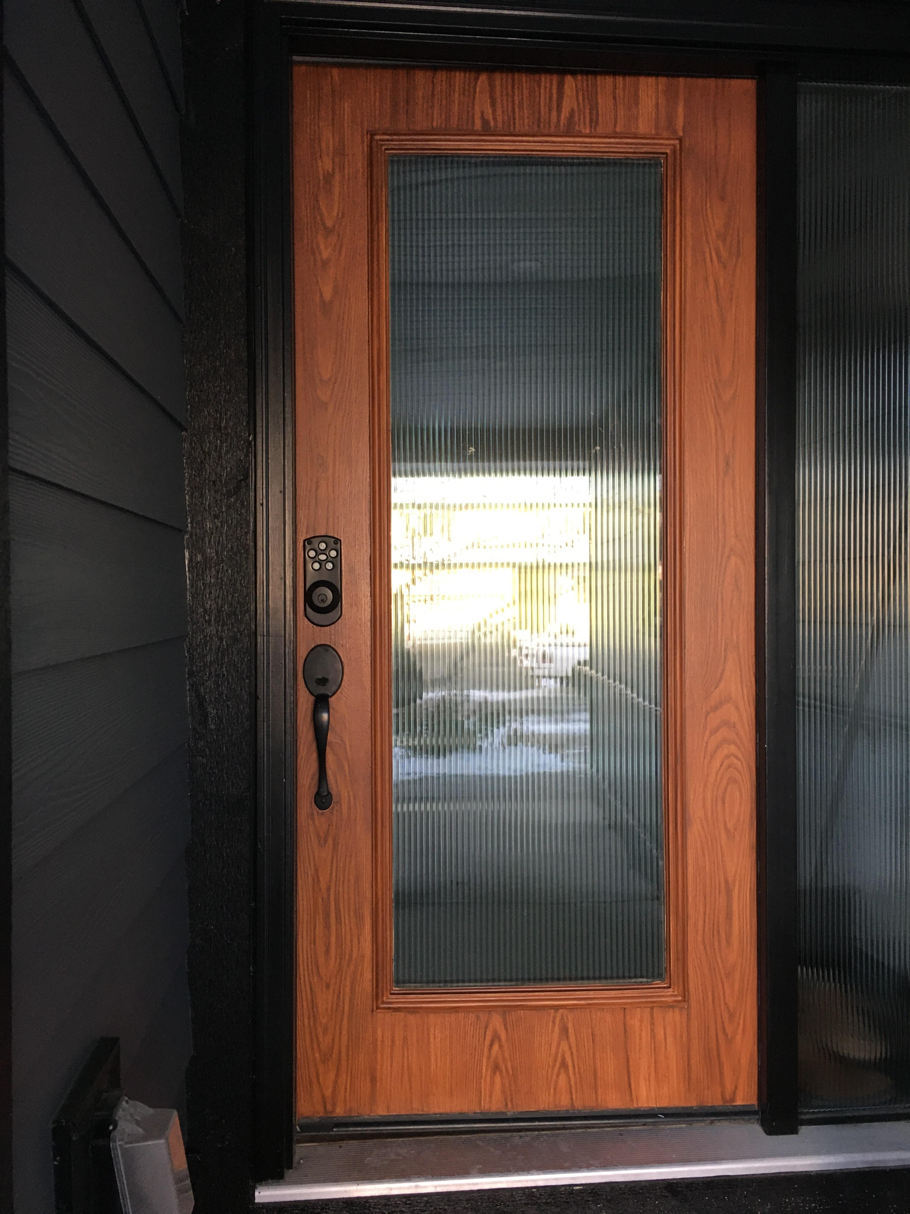 Wood Graining Front Door by Robert Ireland Studios