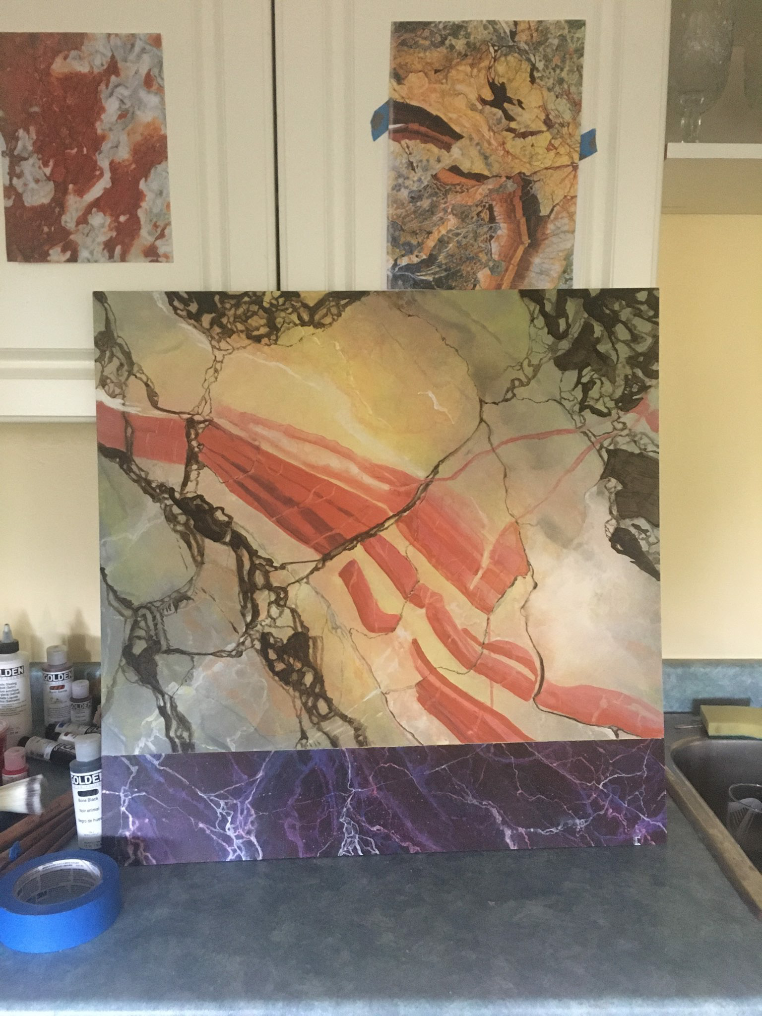 Sarrancolin and Red Levanto sample by Robert Irealnd Studios