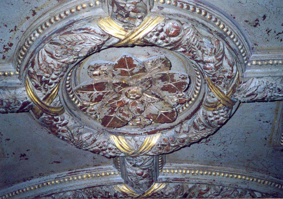 Ceiling Gilded and destressed by Robert Ireland Studios