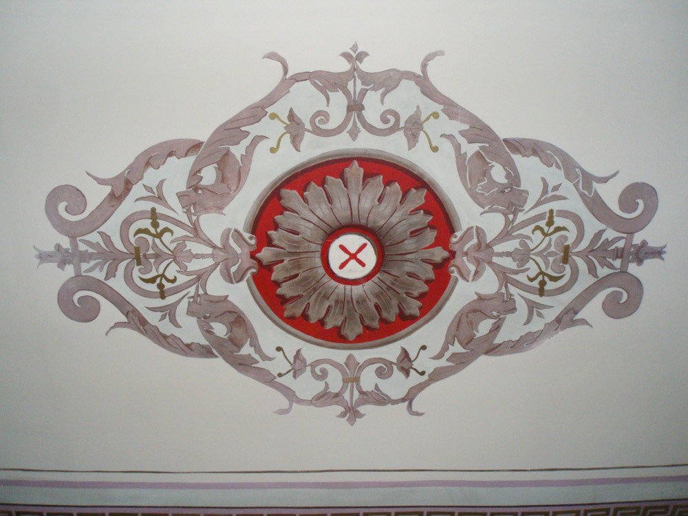 In painting on Restoration Project by Robert Ireland Studios