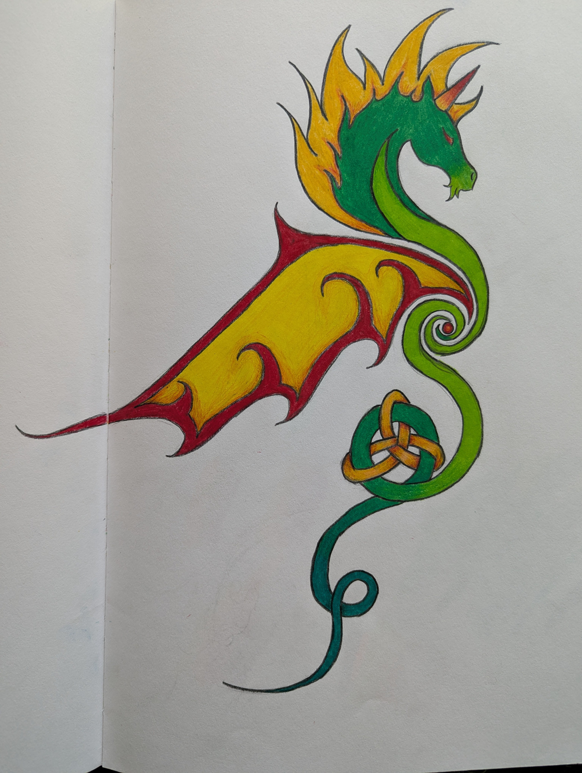 Untitled, Pencil Crayon