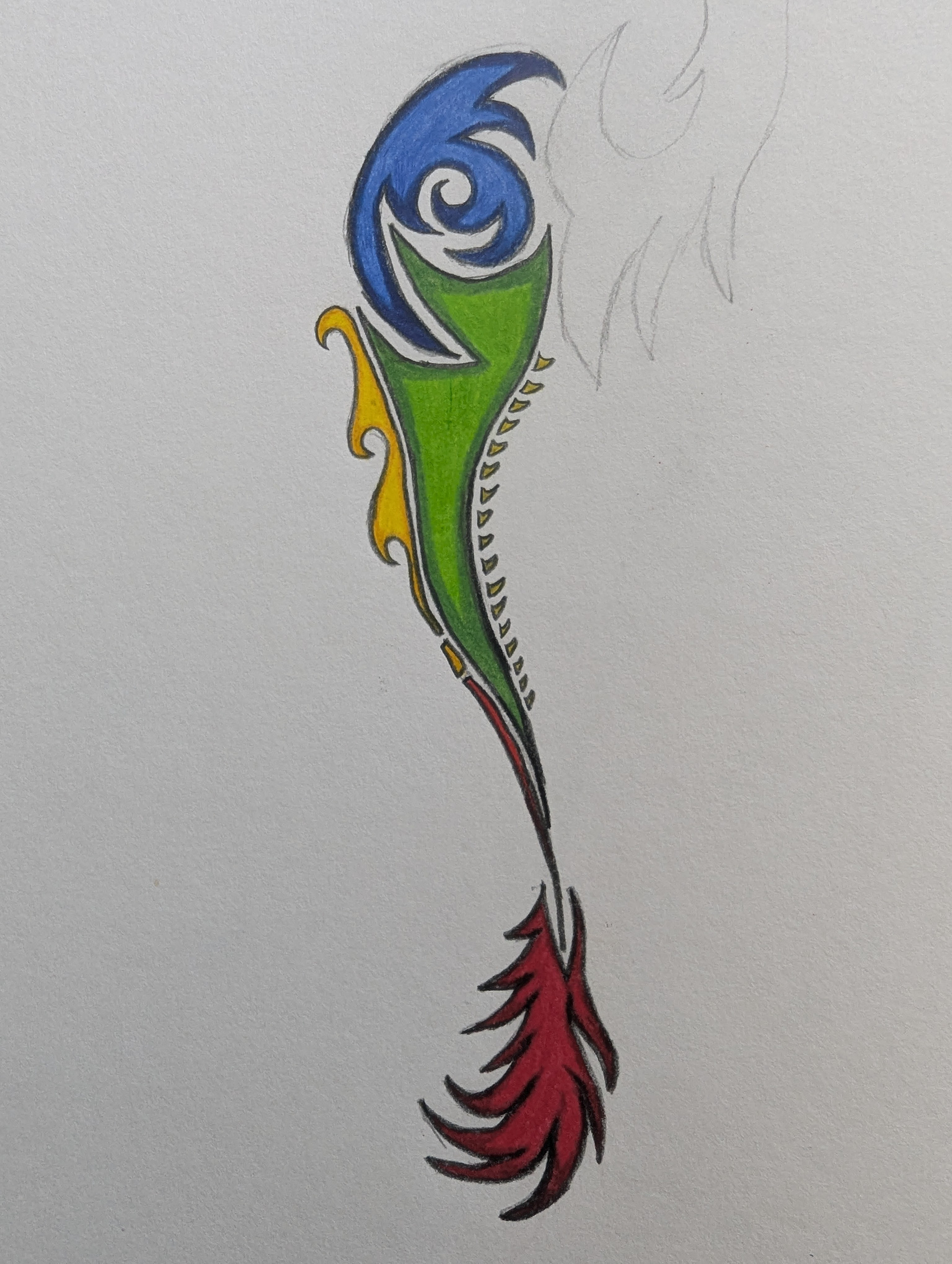 Untitled, Pencil Crayon