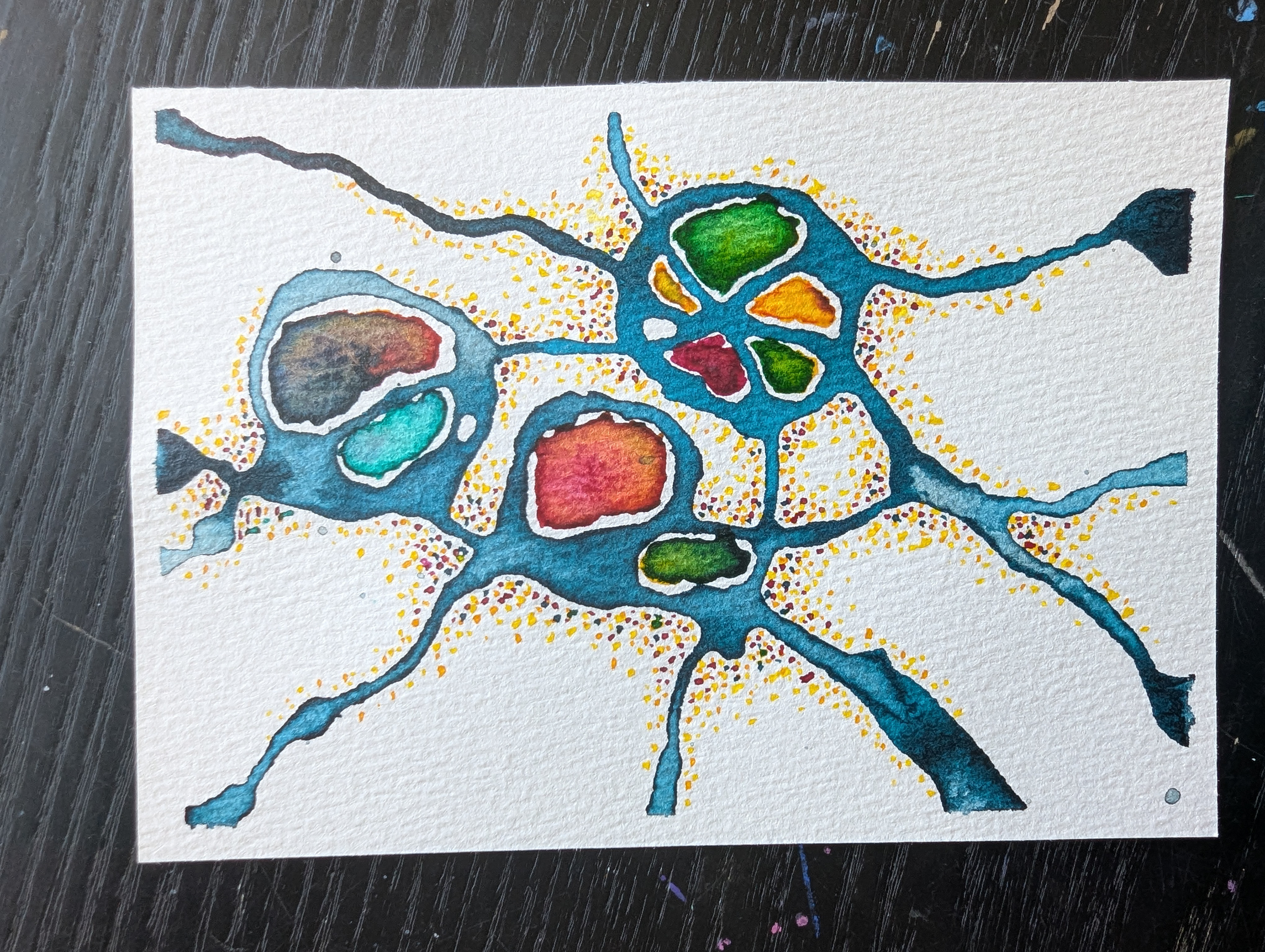 Untitled, Acrylic high flow ink