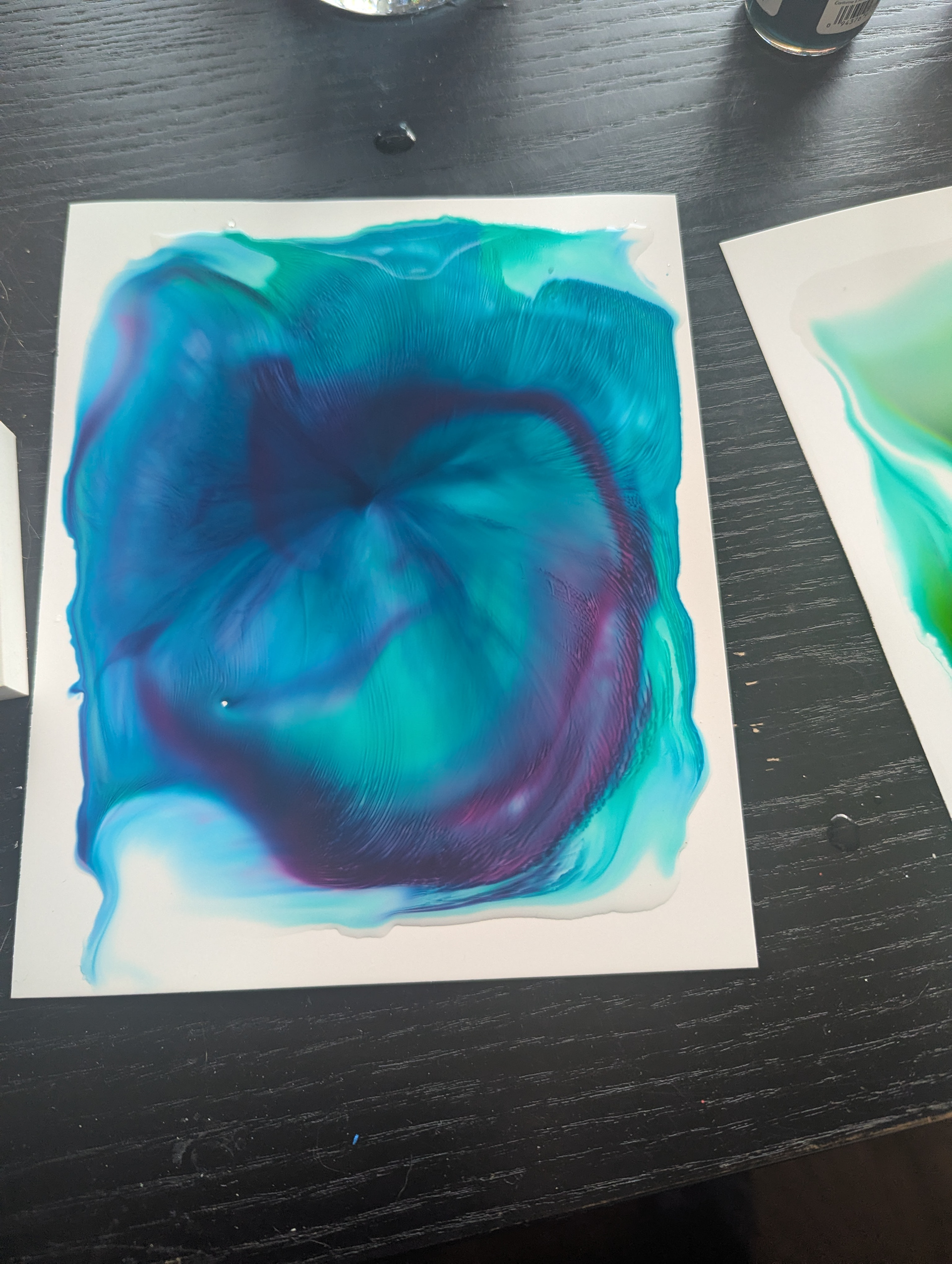 Acrylic ink on Yupo paper, still wet