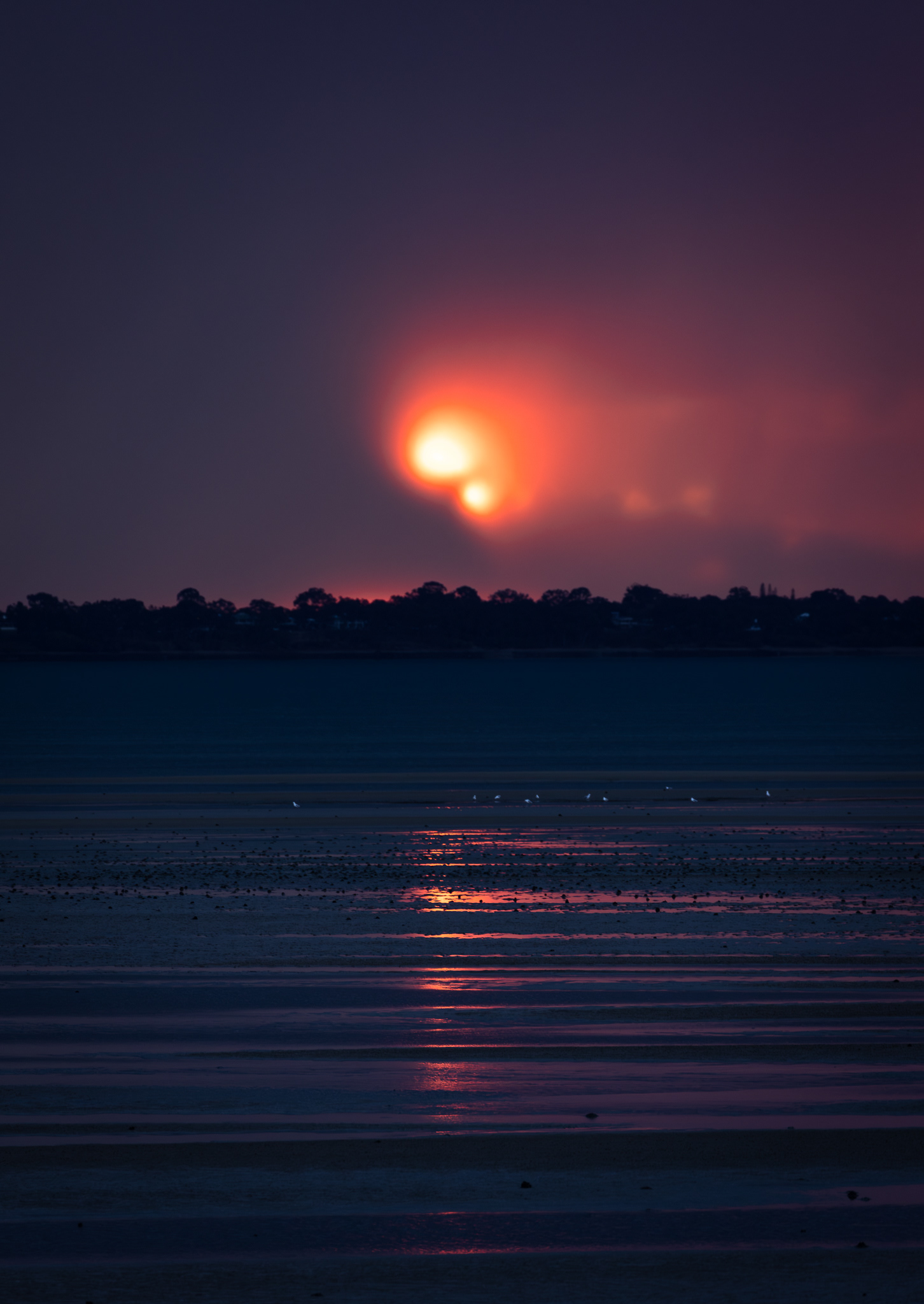 © Darren Creighton Photography | Fiery sunset at Hervey Bay