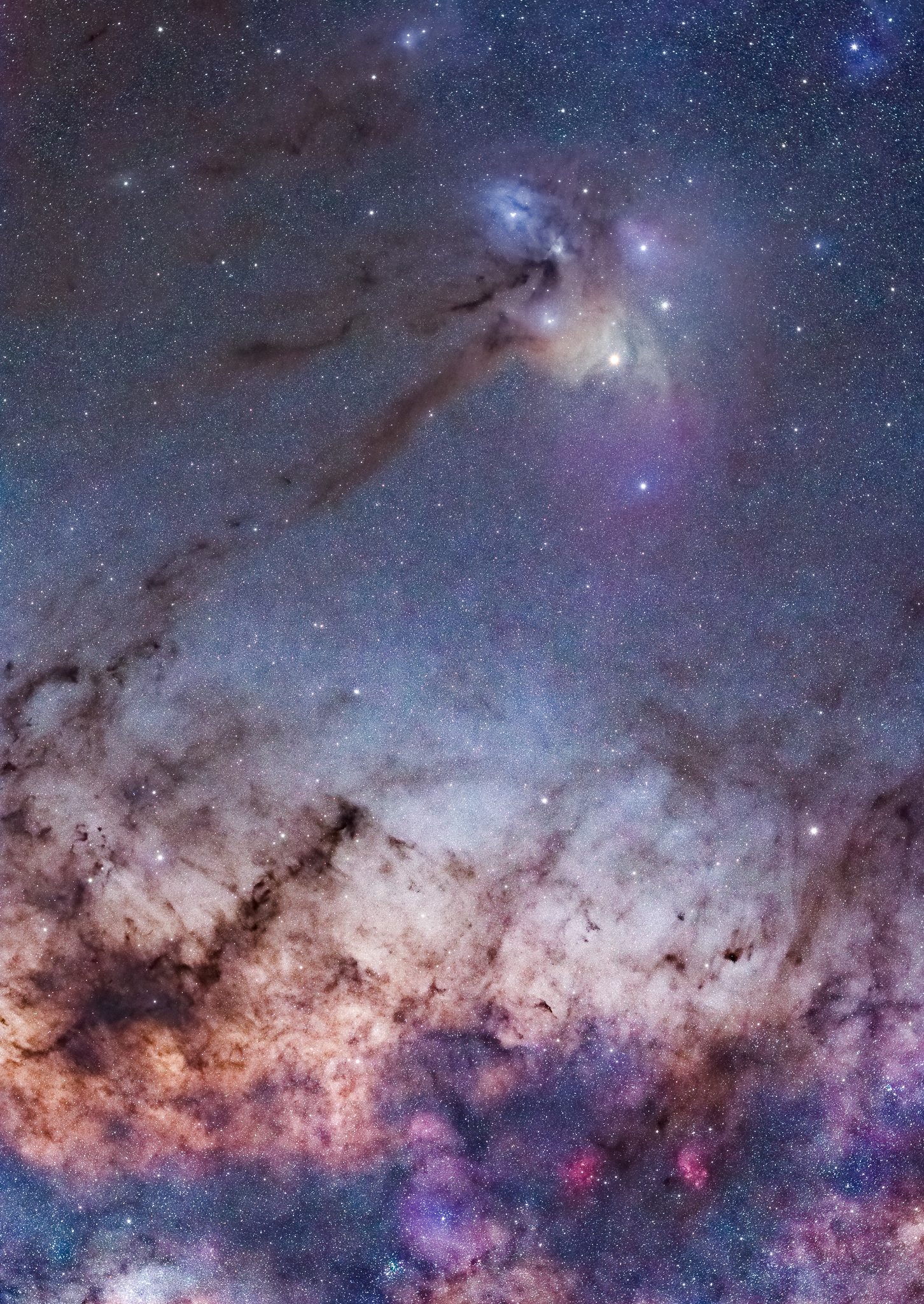 © Darren Creighton Photography  |  South Westland  |  Rho Ophiuchi & The Milky Way Core