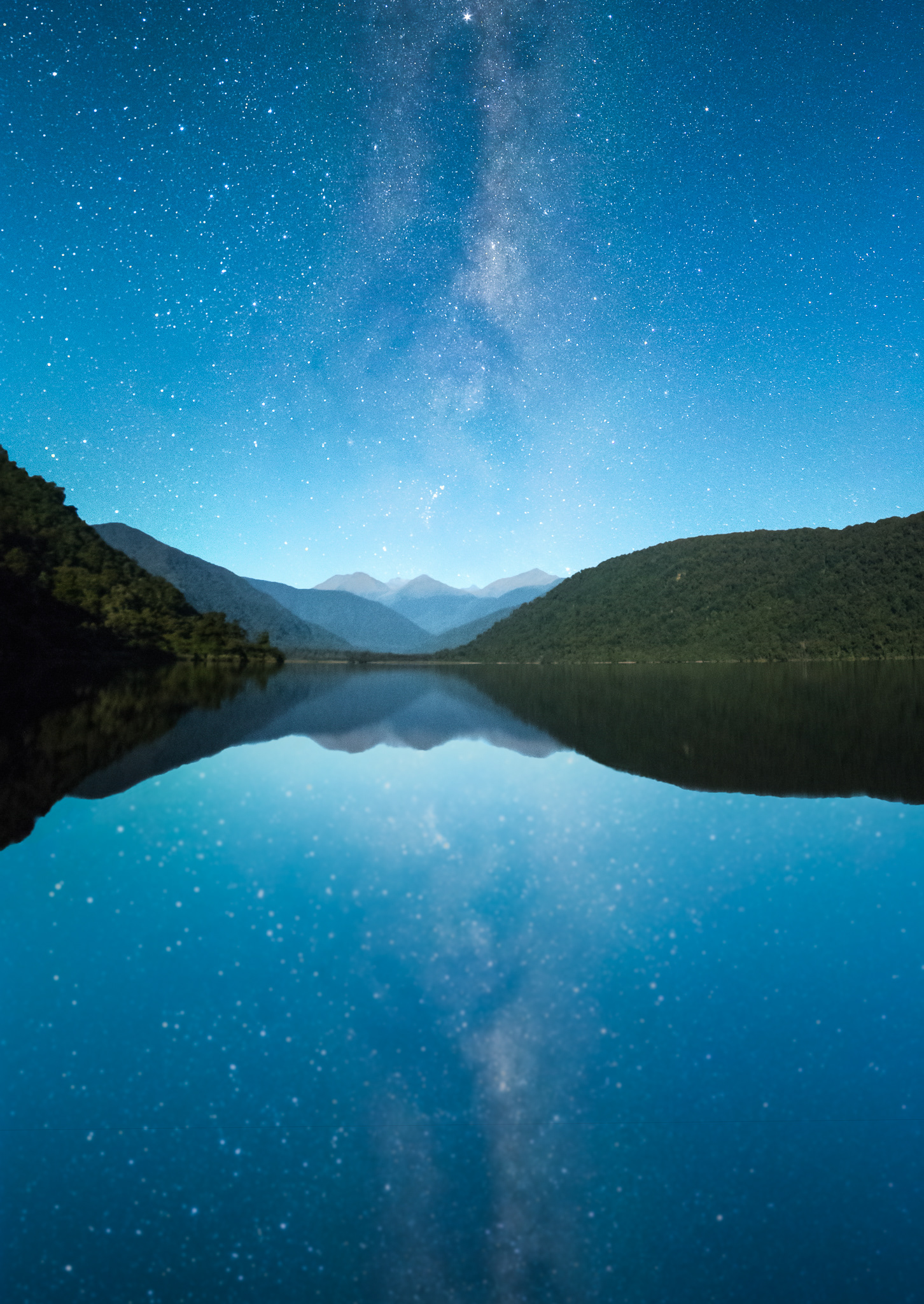 © Darren Creighton Photography  |  Lake Moeraki  |  Milky Way Reflections Composite