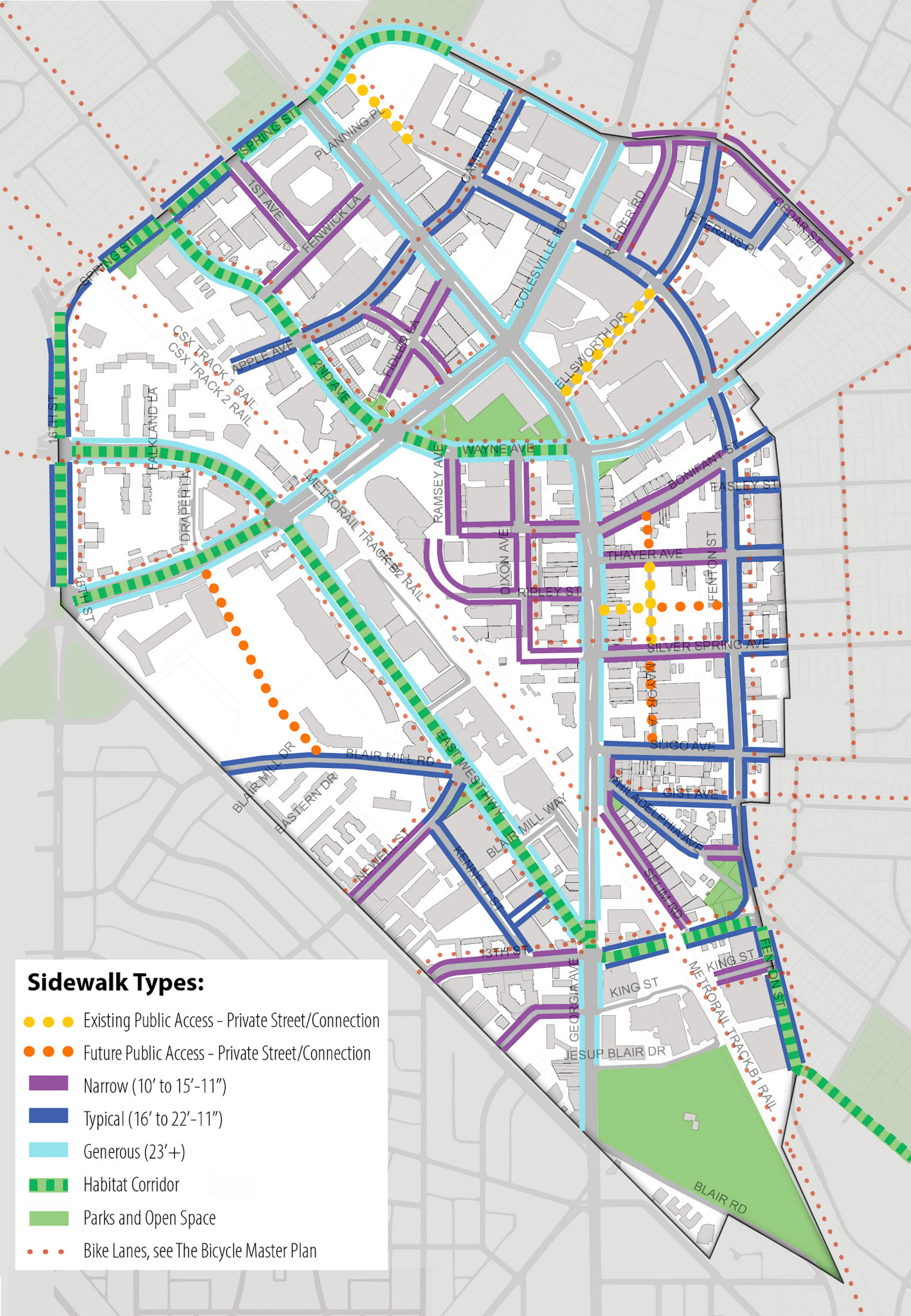Future Sdiewalk Types CBD 200' scale Map.ai