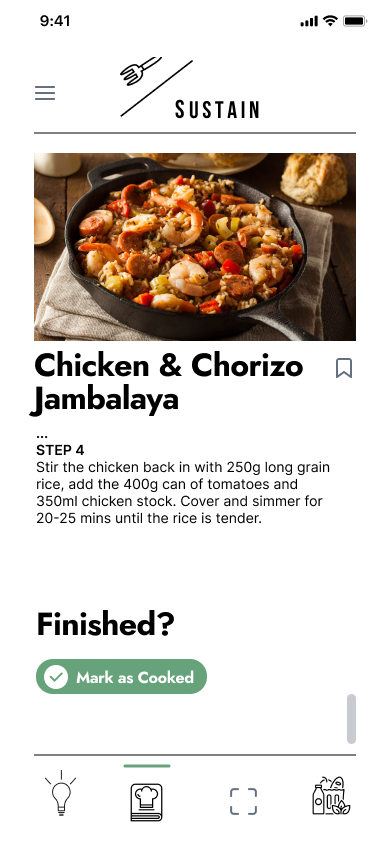 Viewing Recipe