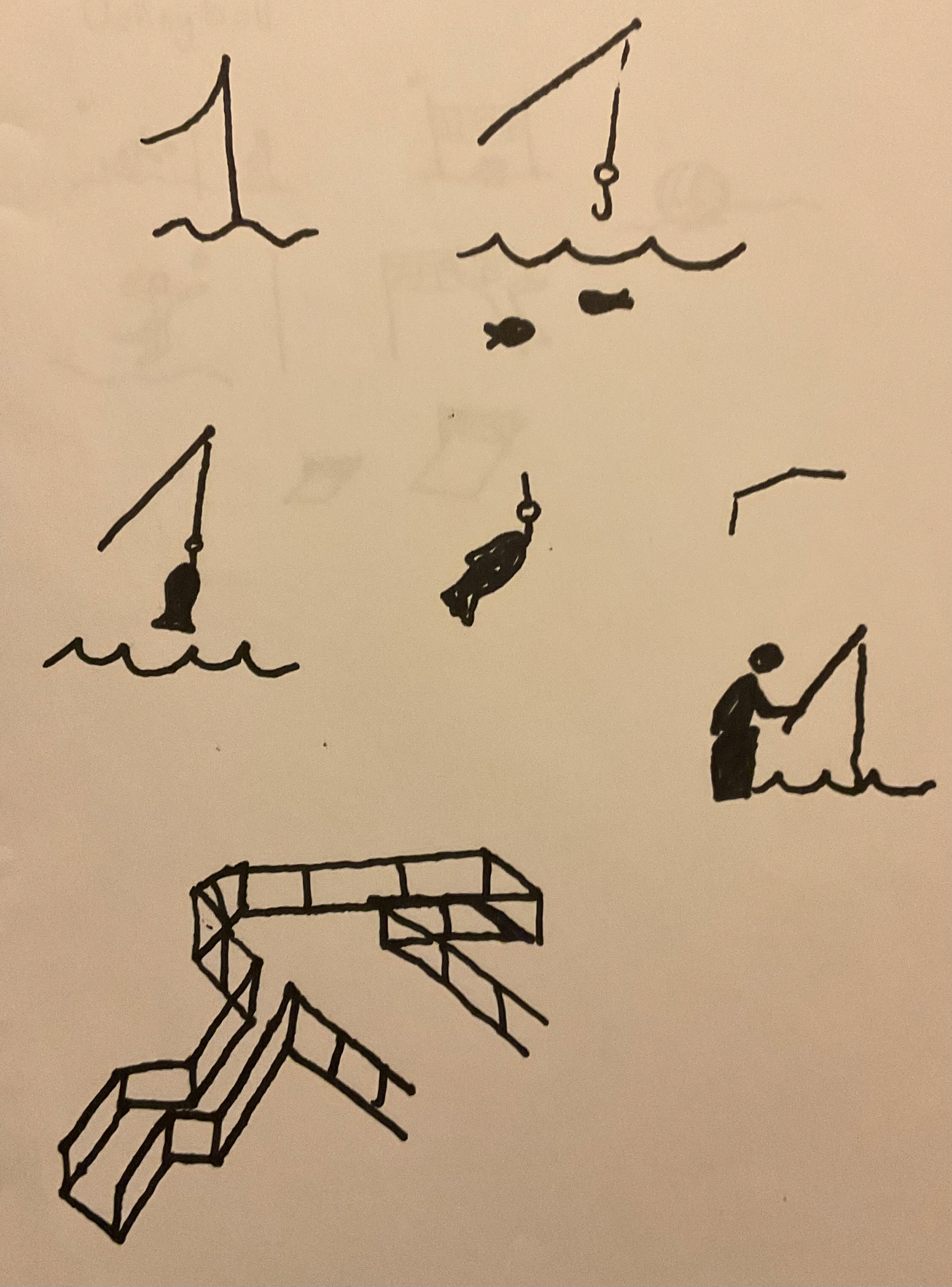 fishing sketches