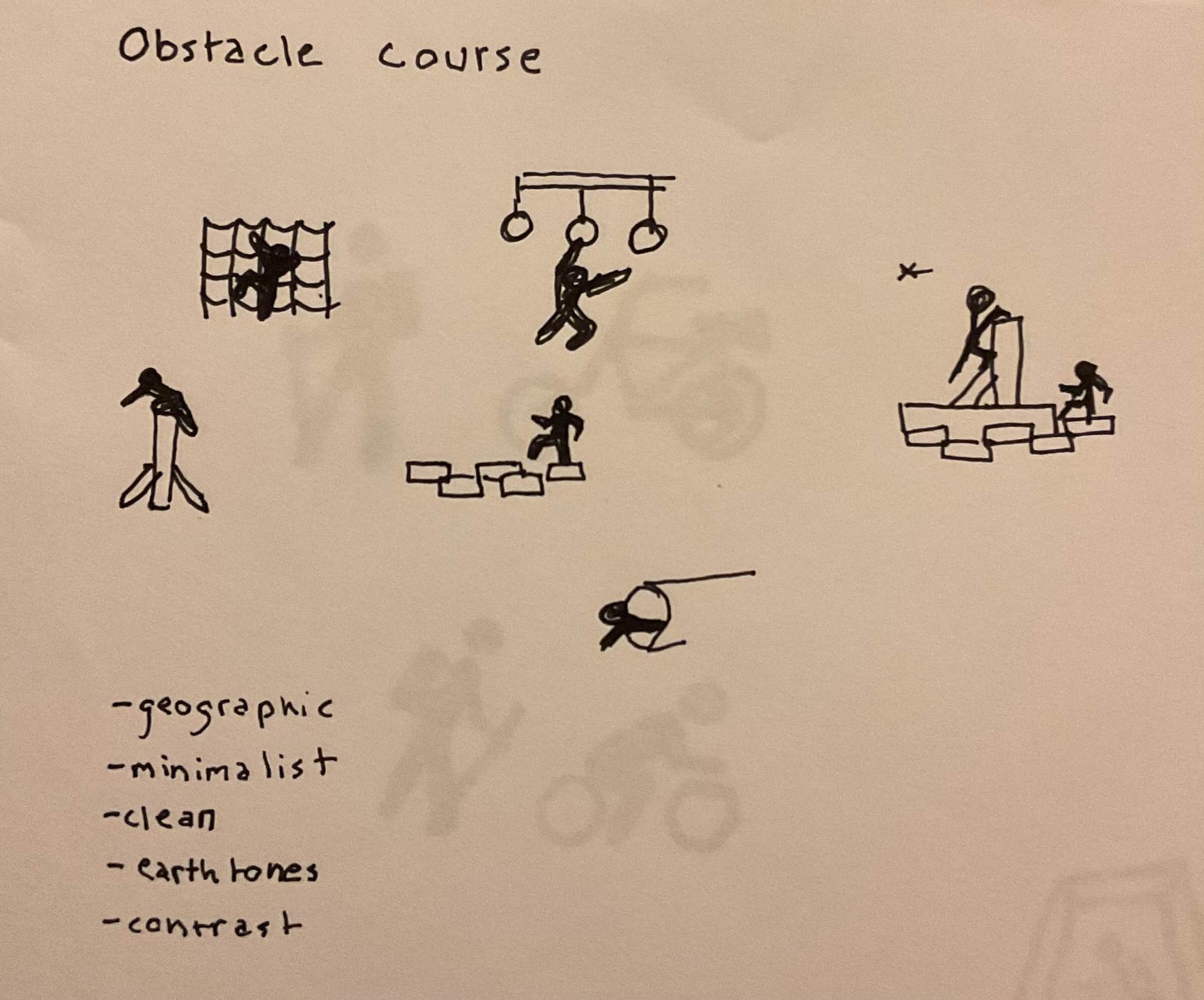 Obstacle Course Sketches