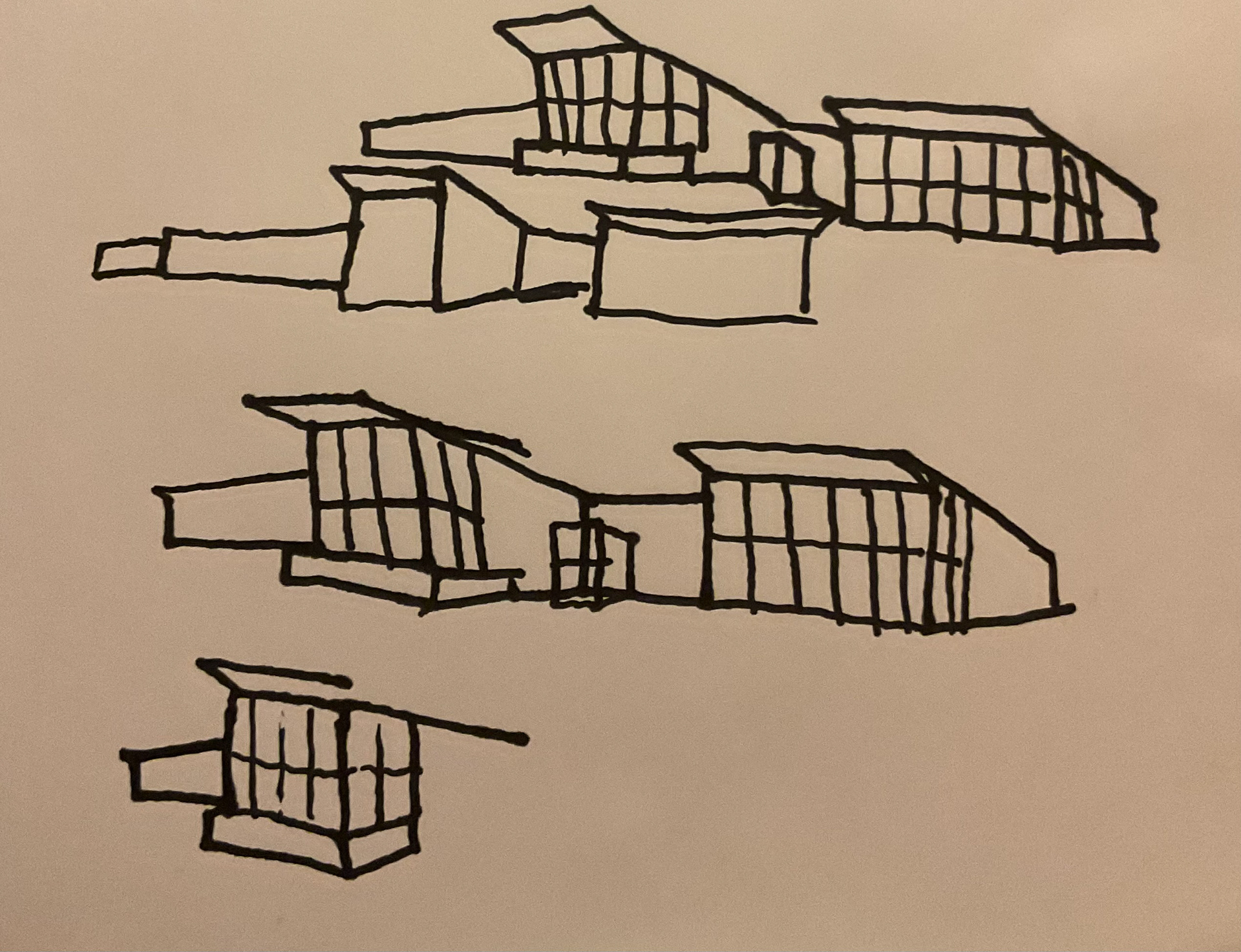 Main Building sketches
