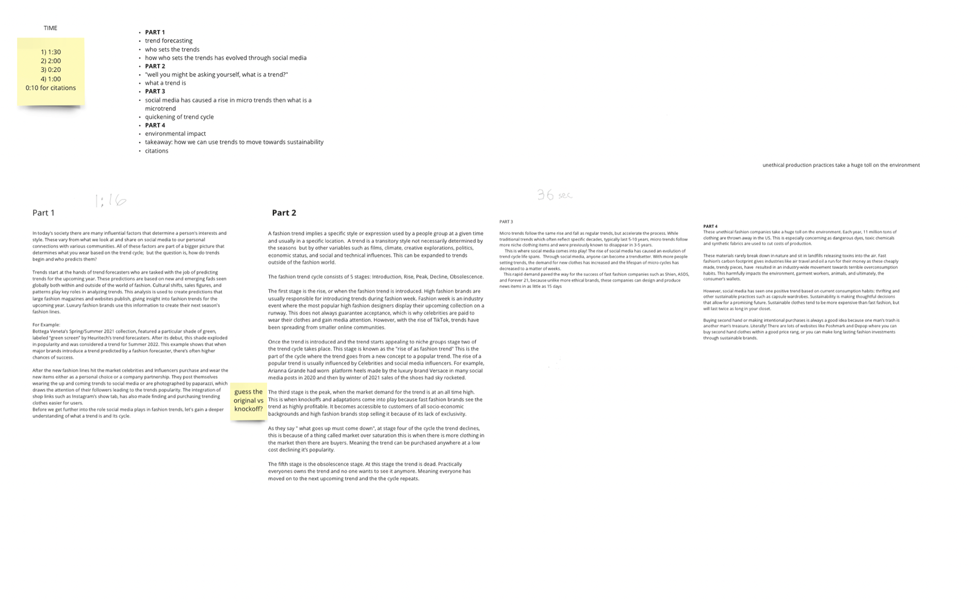 Finalized script broken down
