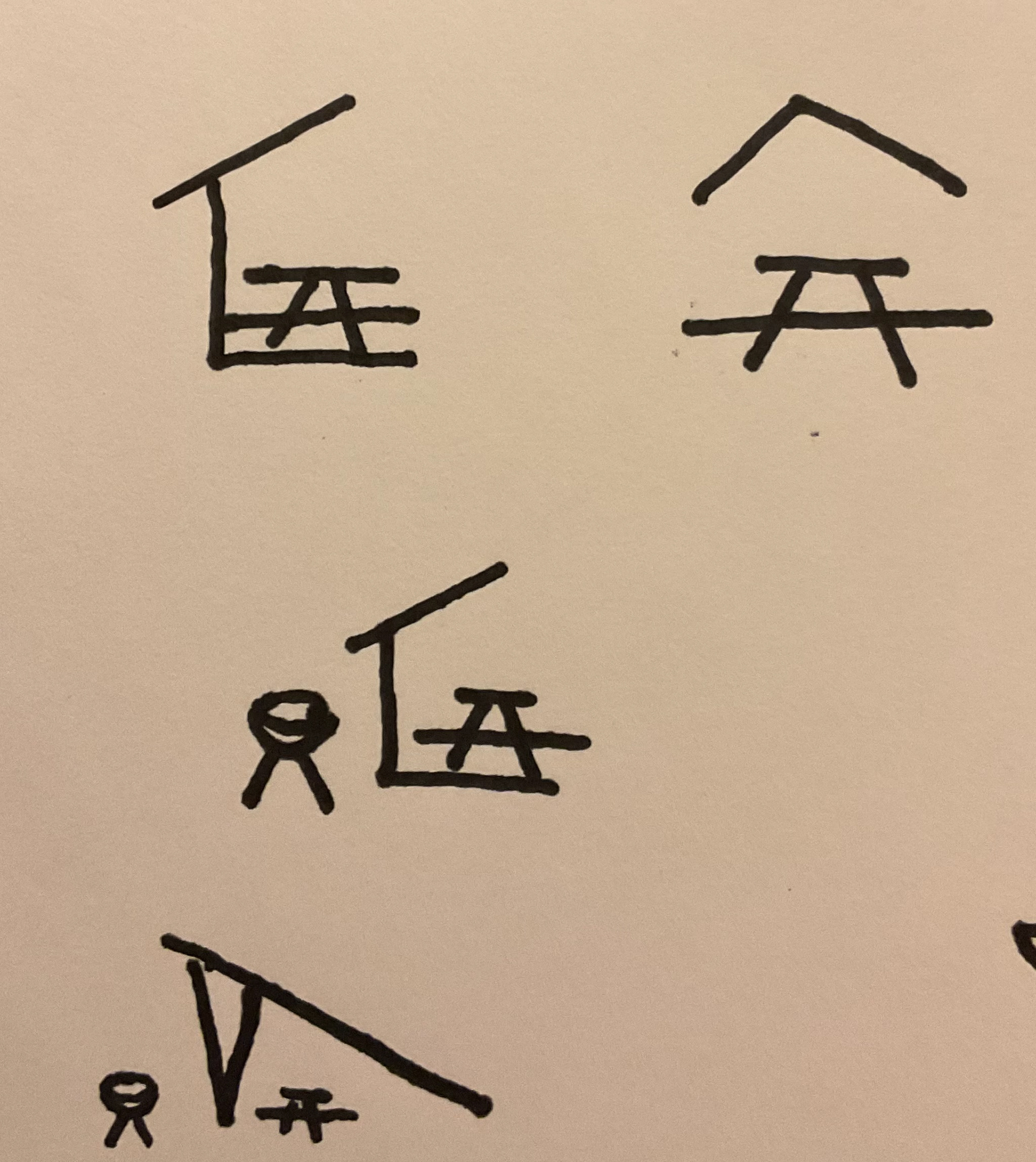 Picnic shelter sketches
