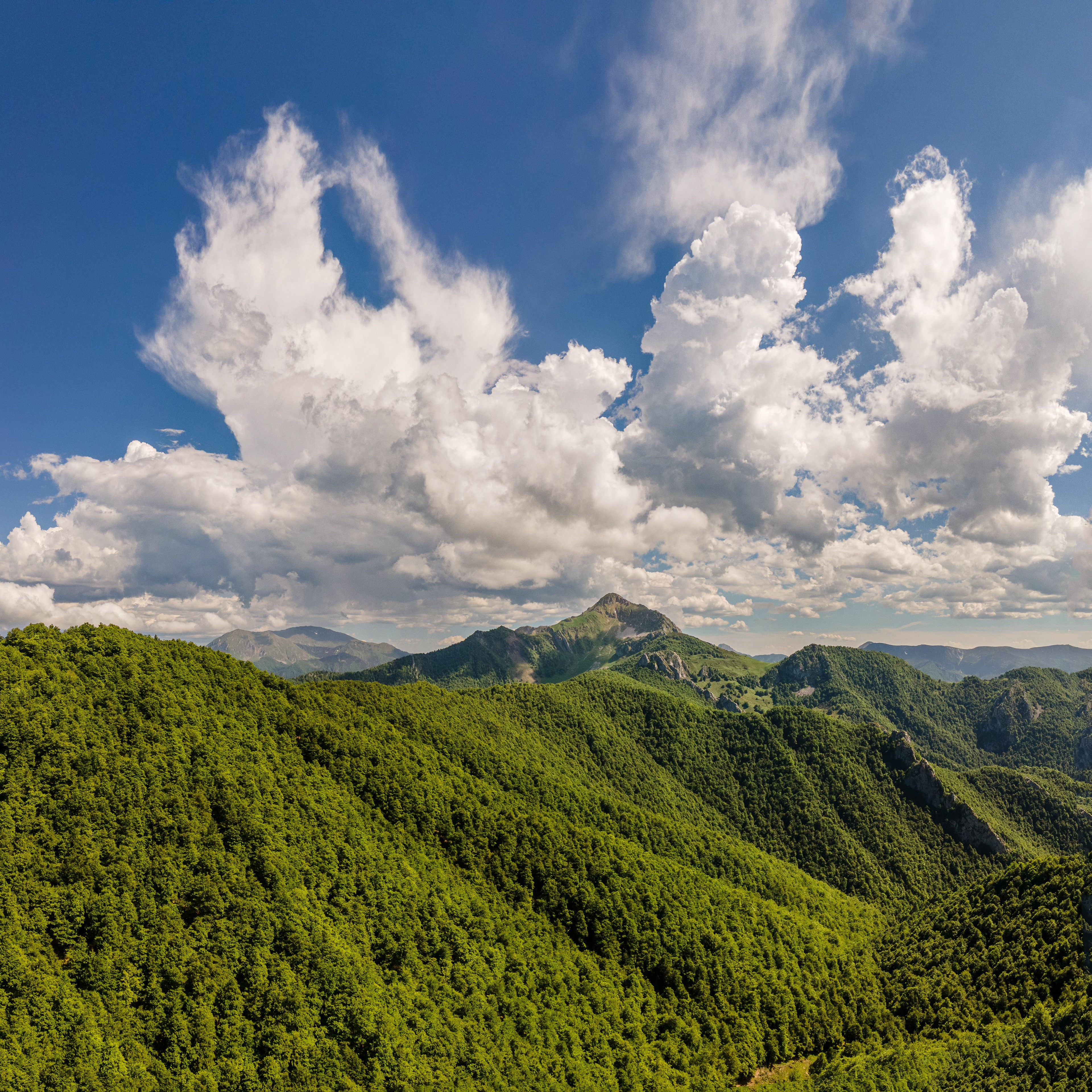 vistas a Maciédome y Cordal de Ponga