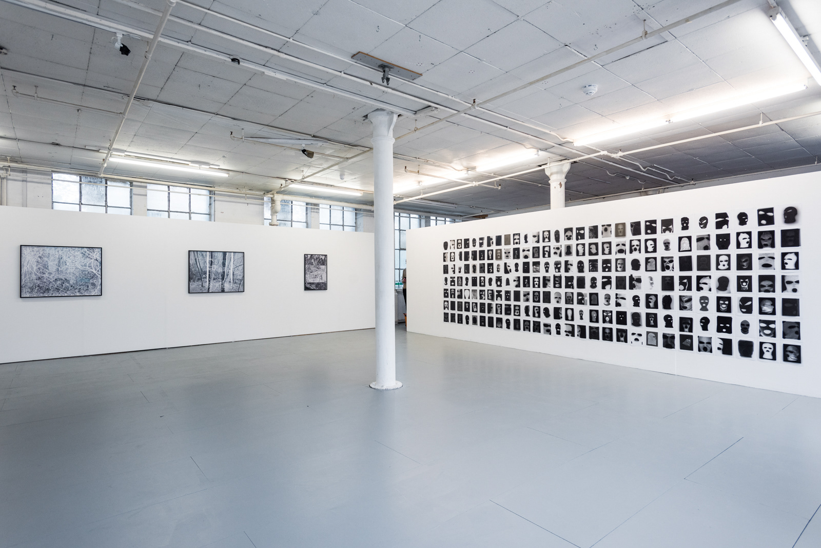 Photography Exhibition installation by martin seeds at seen fifteen gallery