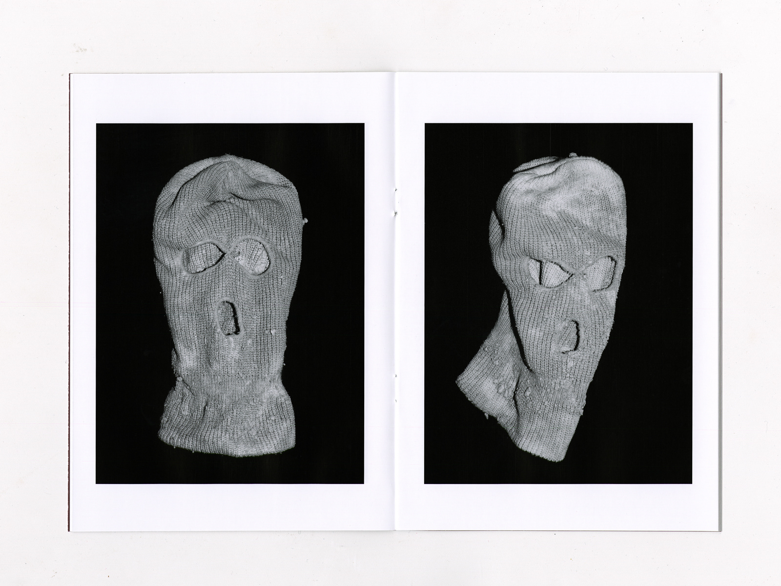 Zine publication, 32 pages, 28 black and white photographs, soft cover, staple bind, 2024
