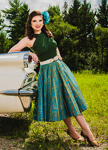 Miss Aurora Borealis – Winner of the 2019 Miss Iola Pinup Contest