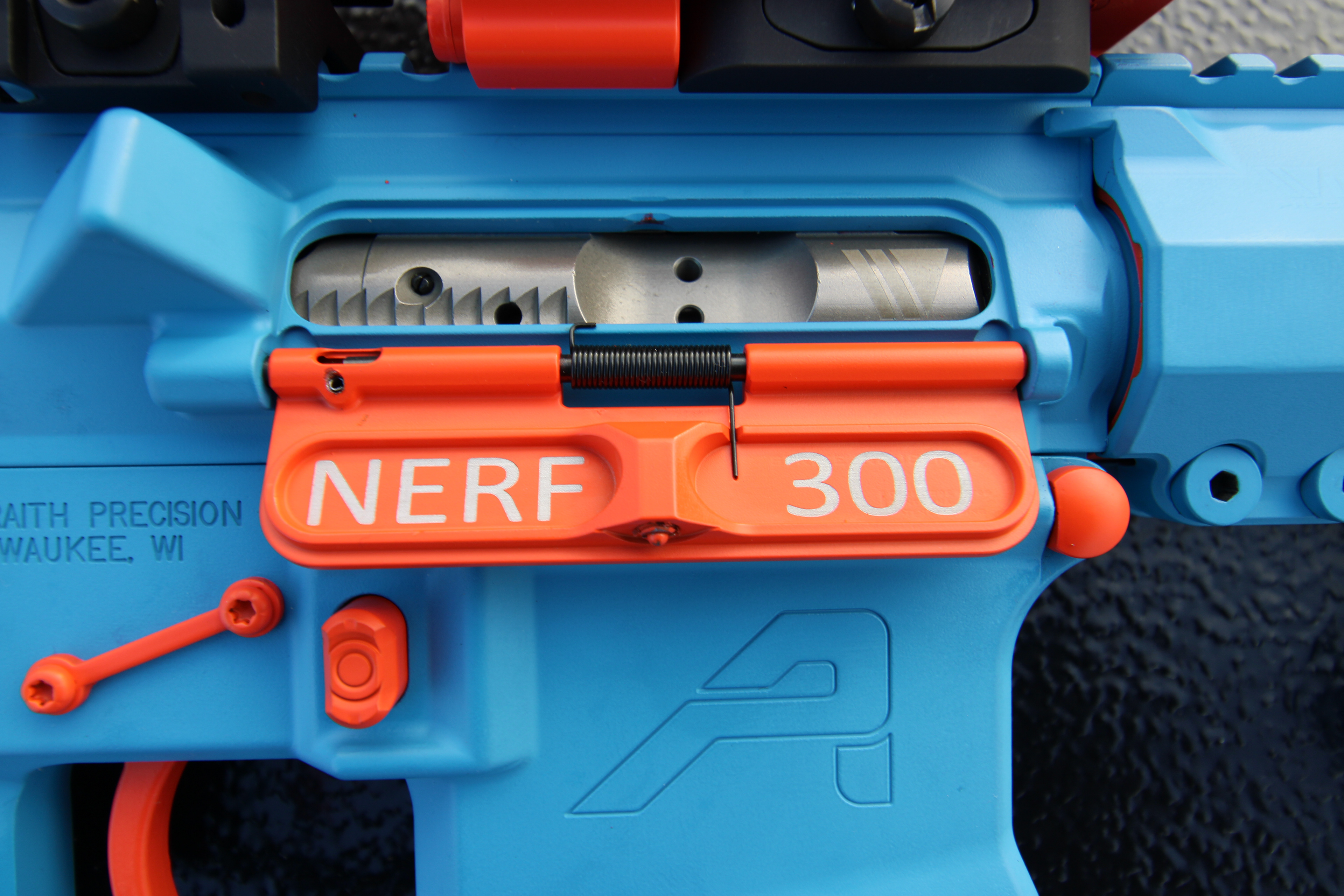 Wraith/Grage 300 BLK "Nerf" Pistol with Matching Optics