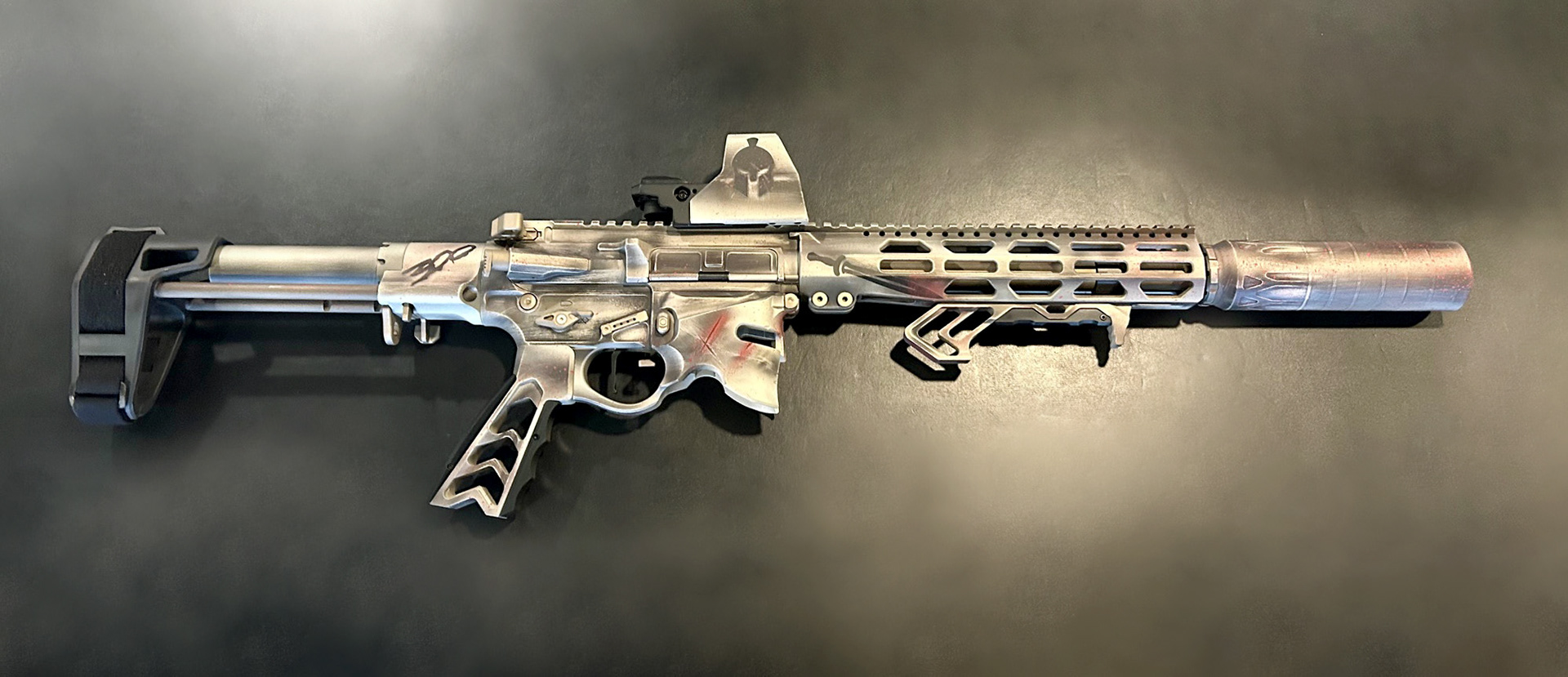 Piston-Driven Spartan AR, Custom Build and Cerakote