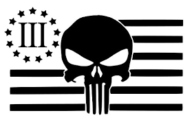 Punisher 3% 13 Star Circle Flag