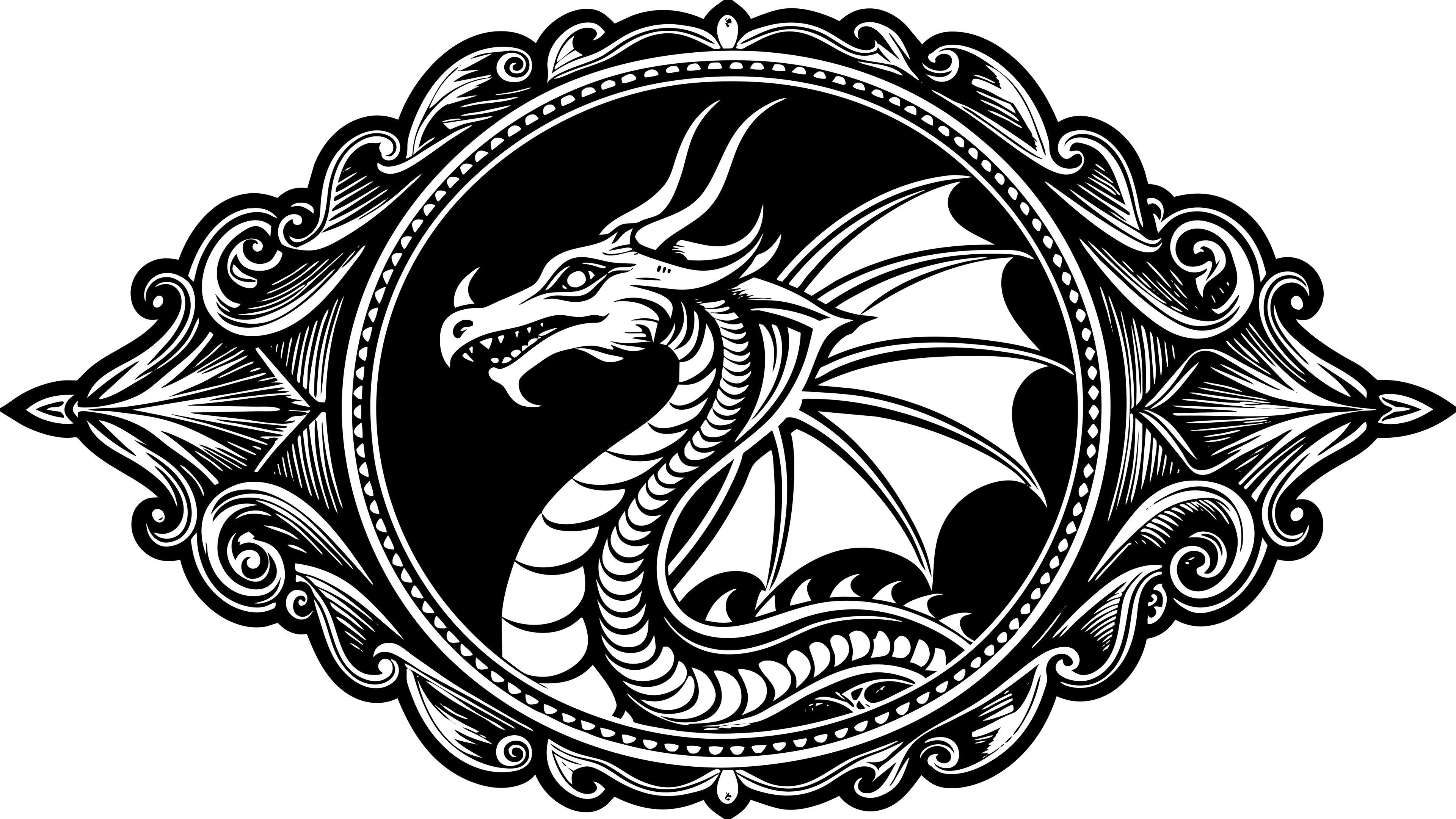 Dragon in Frame