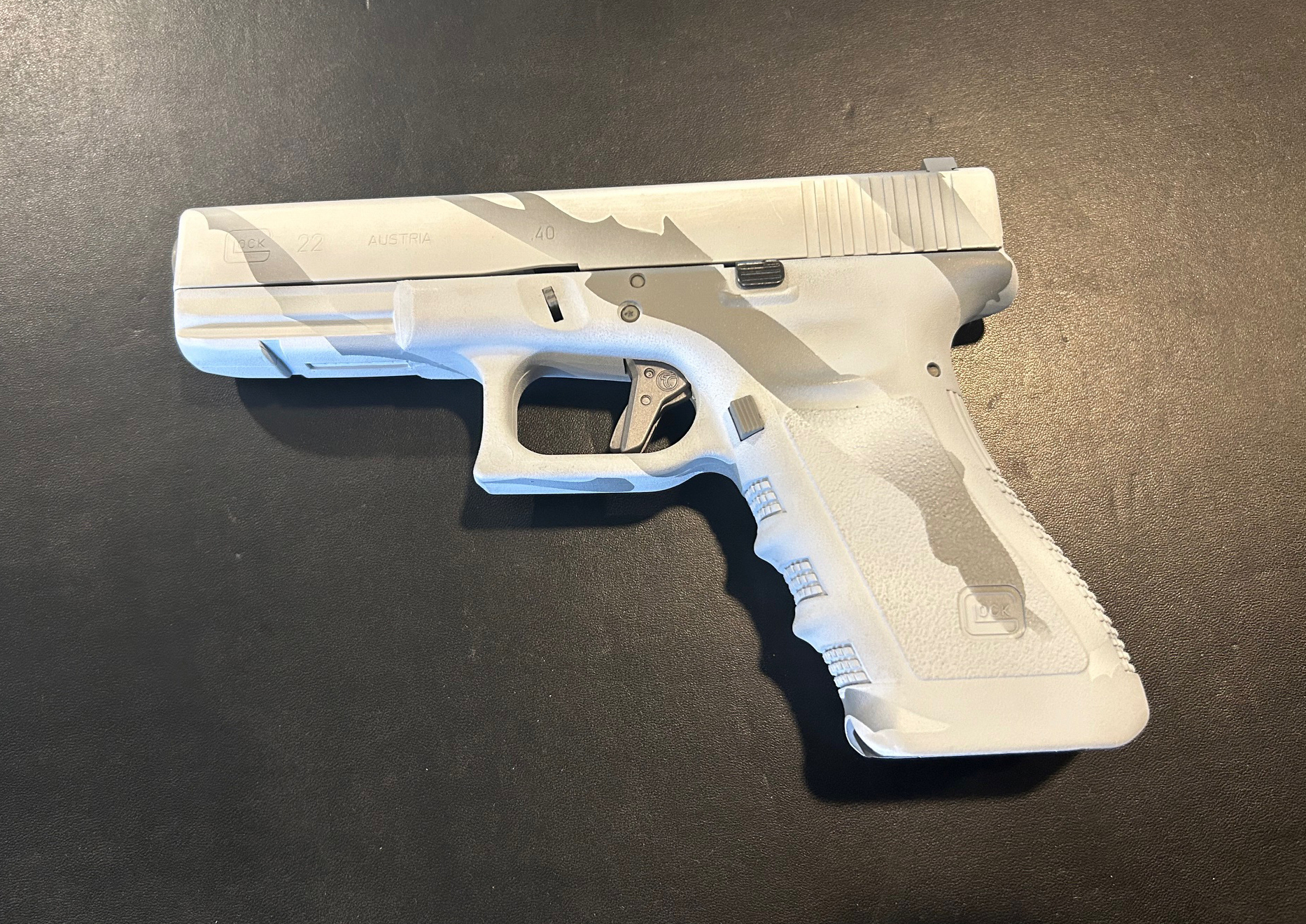 Custom Cerakote  - "Winter Camo" Glock G22 G3