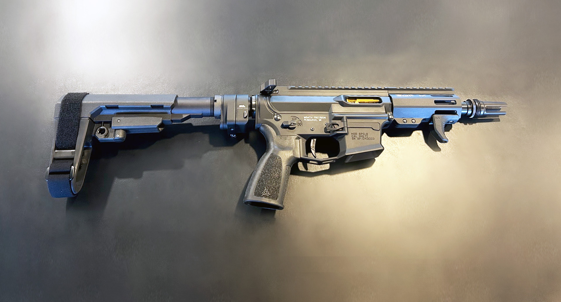 Wraith Precision EPS Dart, 9mm, with Sylvan Folding Brace 